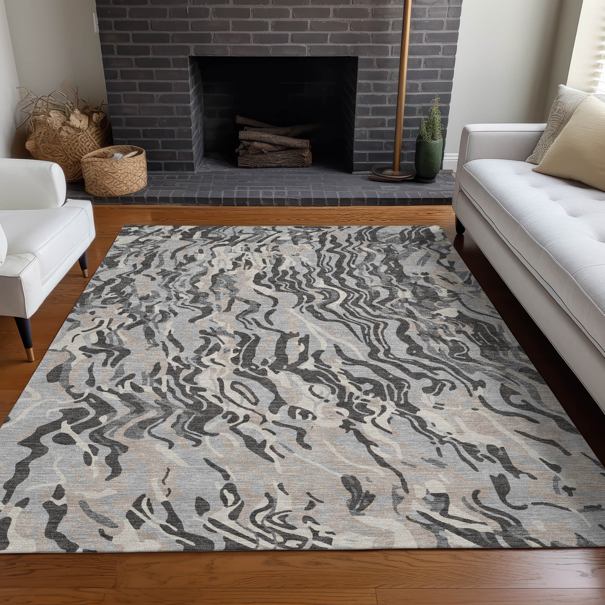 Addison Rugs ACN1038GY30X46 rugs - View #7