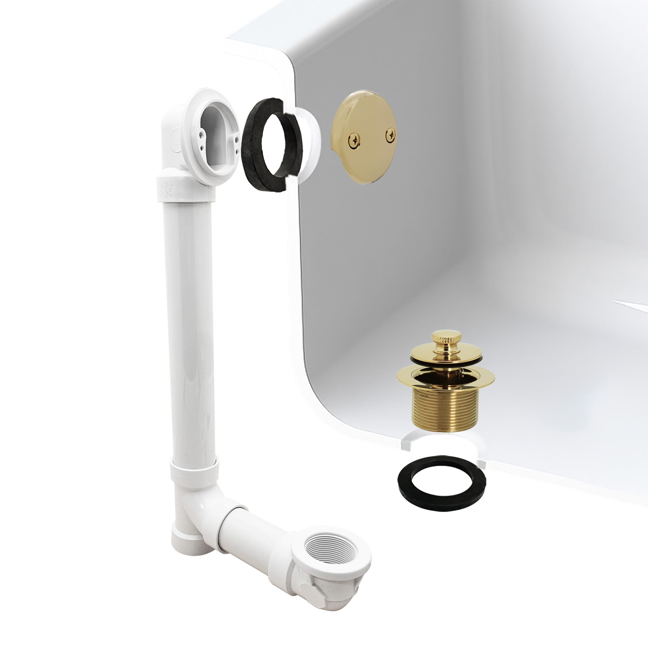 WESTBRASS D4942-01 Tub-Drain-Accessories - View #5
