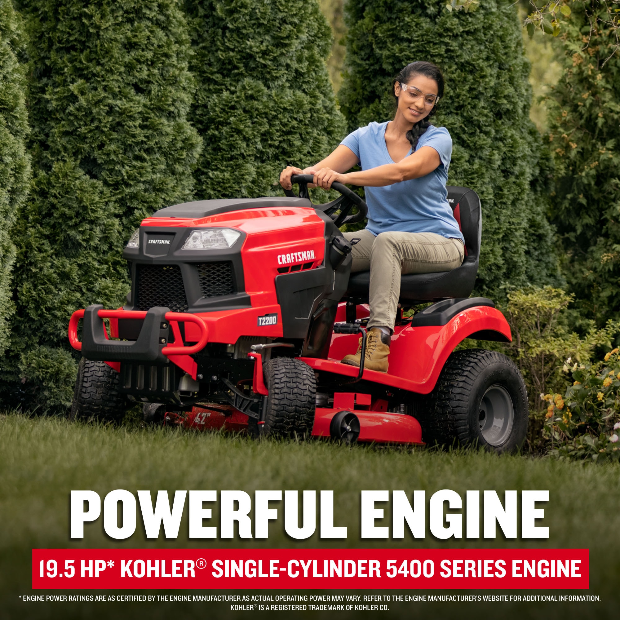 Craftsman 19.5 hp riding mower sale