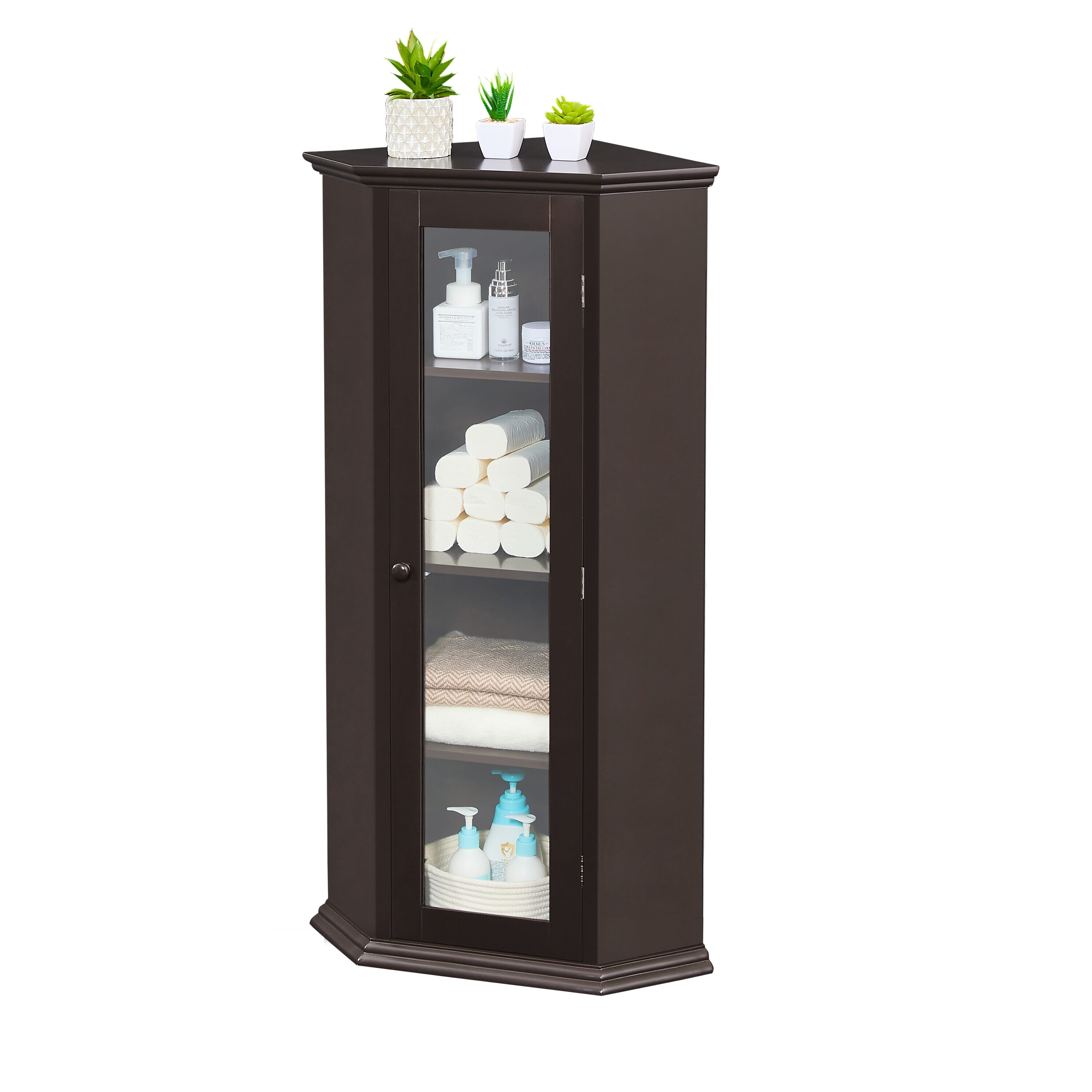 ModernLuxe Black Contemporary/Modern Mdf Media Cabinet at Lowes.com