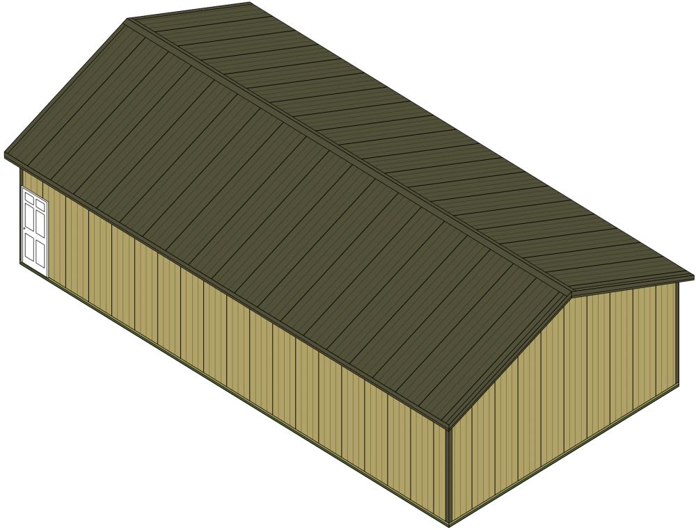 MASTER Building Components BKL30561055 Pole-Barn-Kits - View #2