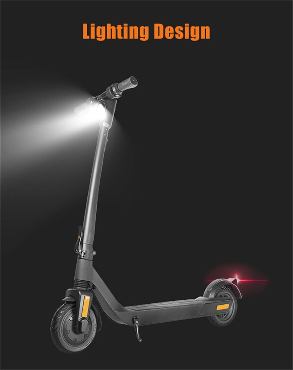 Wildaven Folding Adults Electric Scooter With 350w Motor36v 104ah Lithium Batterydual Braking 0908