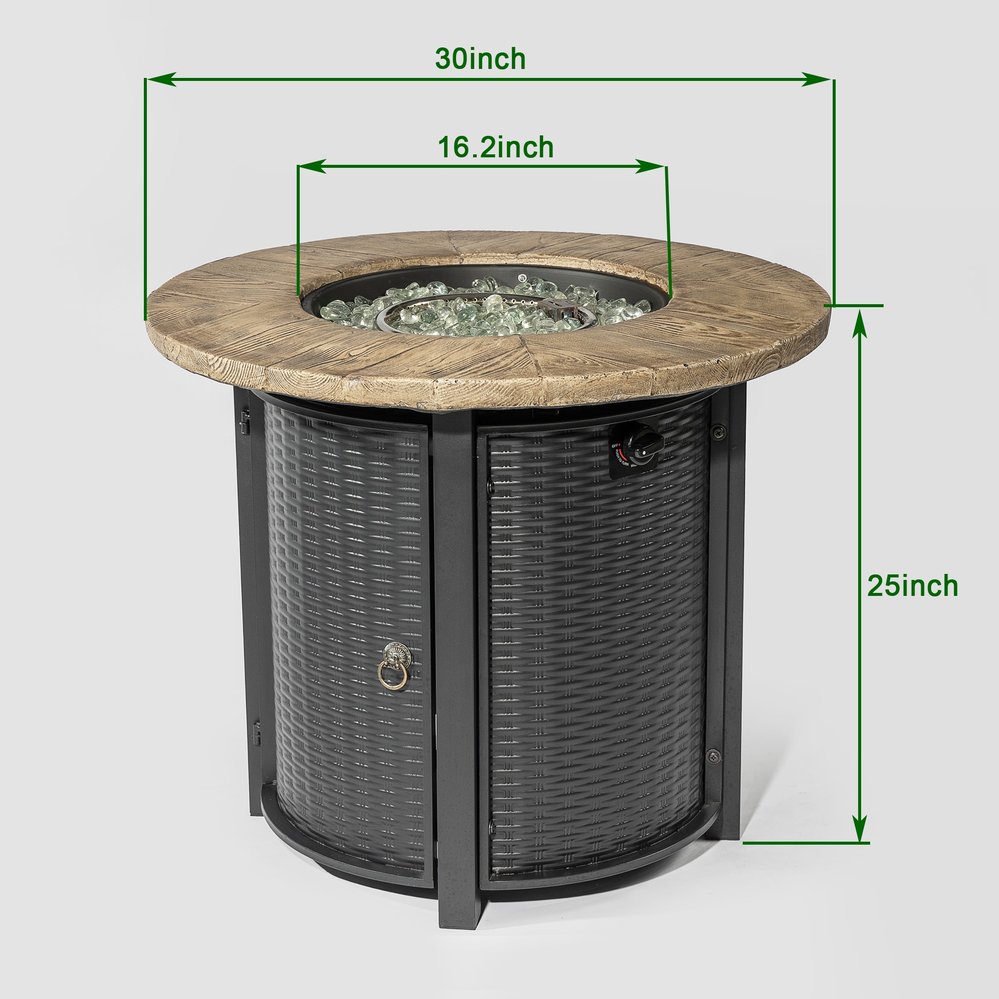 SINOFURN SYA490007BK Outdoor-Gas-Firepits - View #6