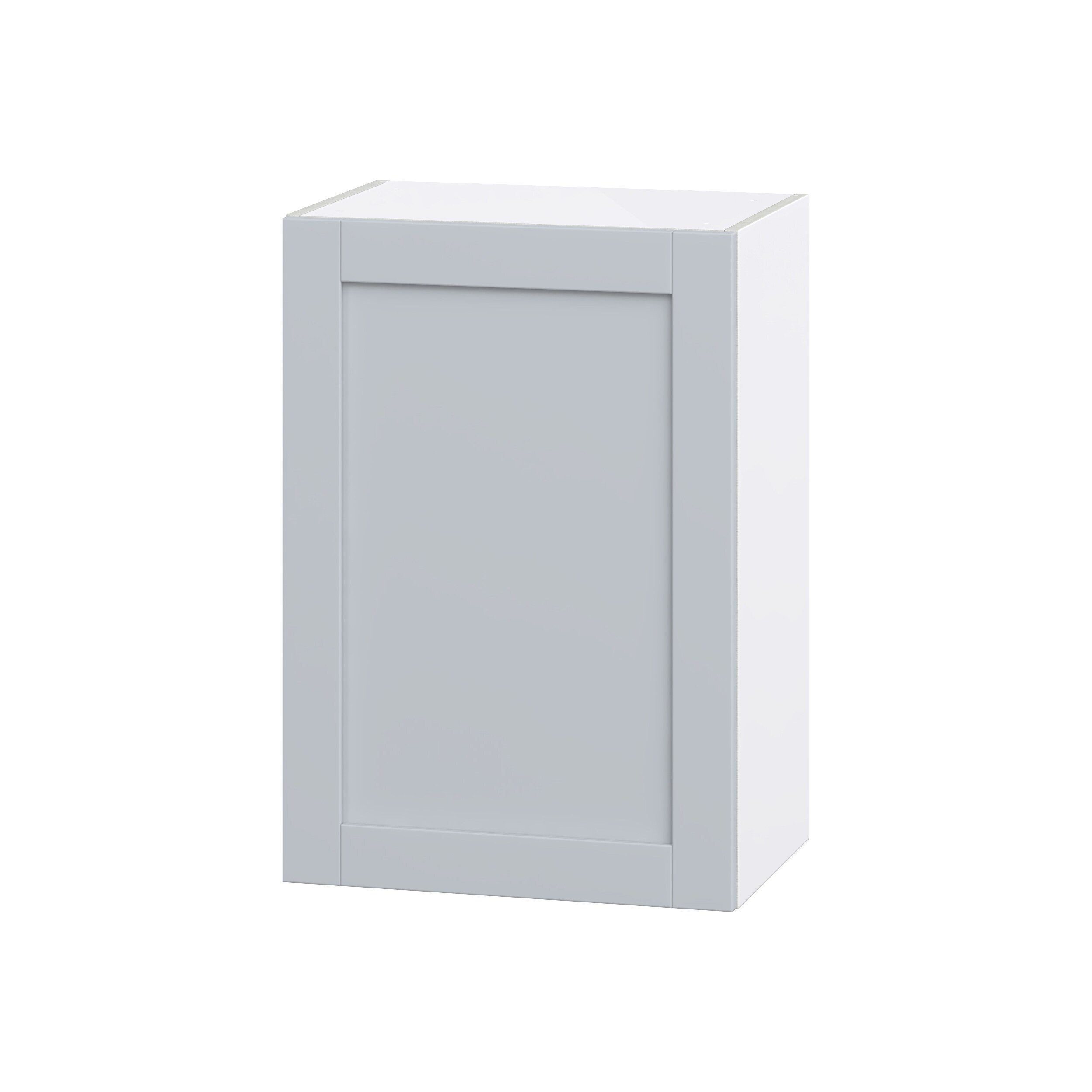 Hugo&Borg Charlesberg 18-in W x 30-in H x 14-in D Gray Wall Fully Assembled Cabinet (Flat Panel Shaker Door Style)