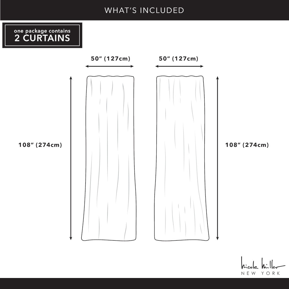 Nicole Miller YC013585DSNMF1 A201 curtains - View #6