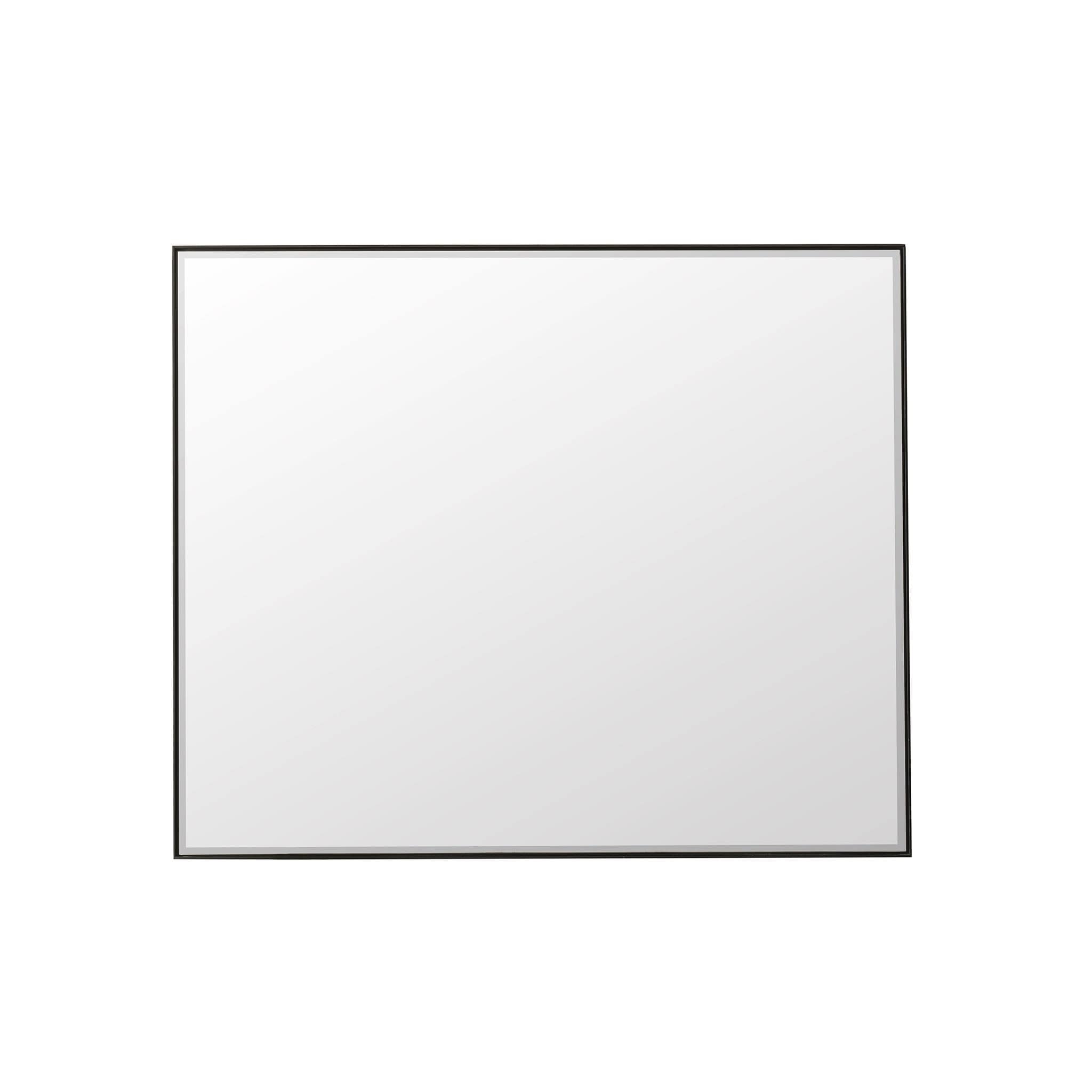 Champagne Brass 40" x 48" Rectangular Vanity Mirror