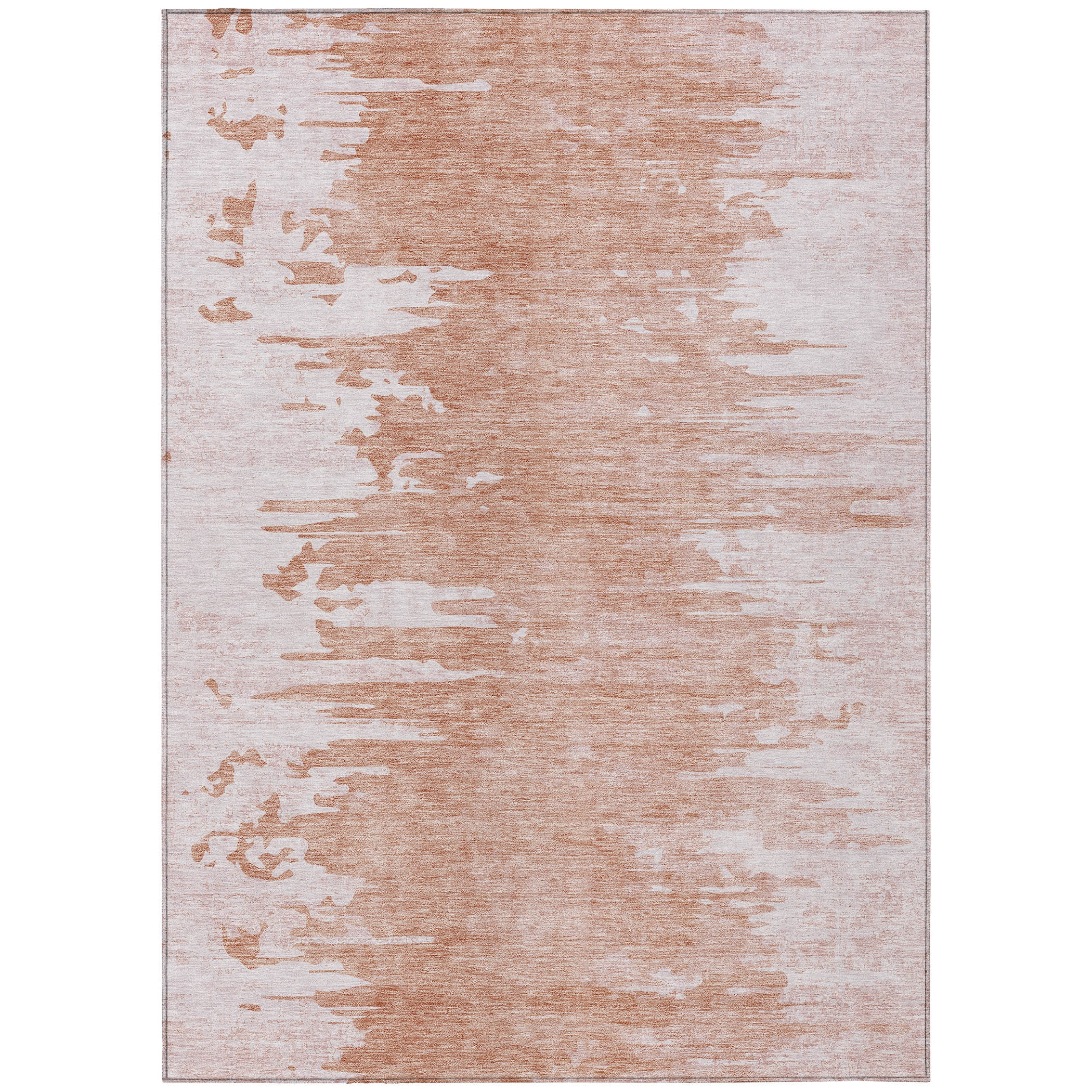 Addison Rugs ACN705TR8X10 Chantille ACN705TR 8 x 10 (ft) Polyester Terracotta Rectangular Indoor/Outdoor Geometric Machine washable Area rug