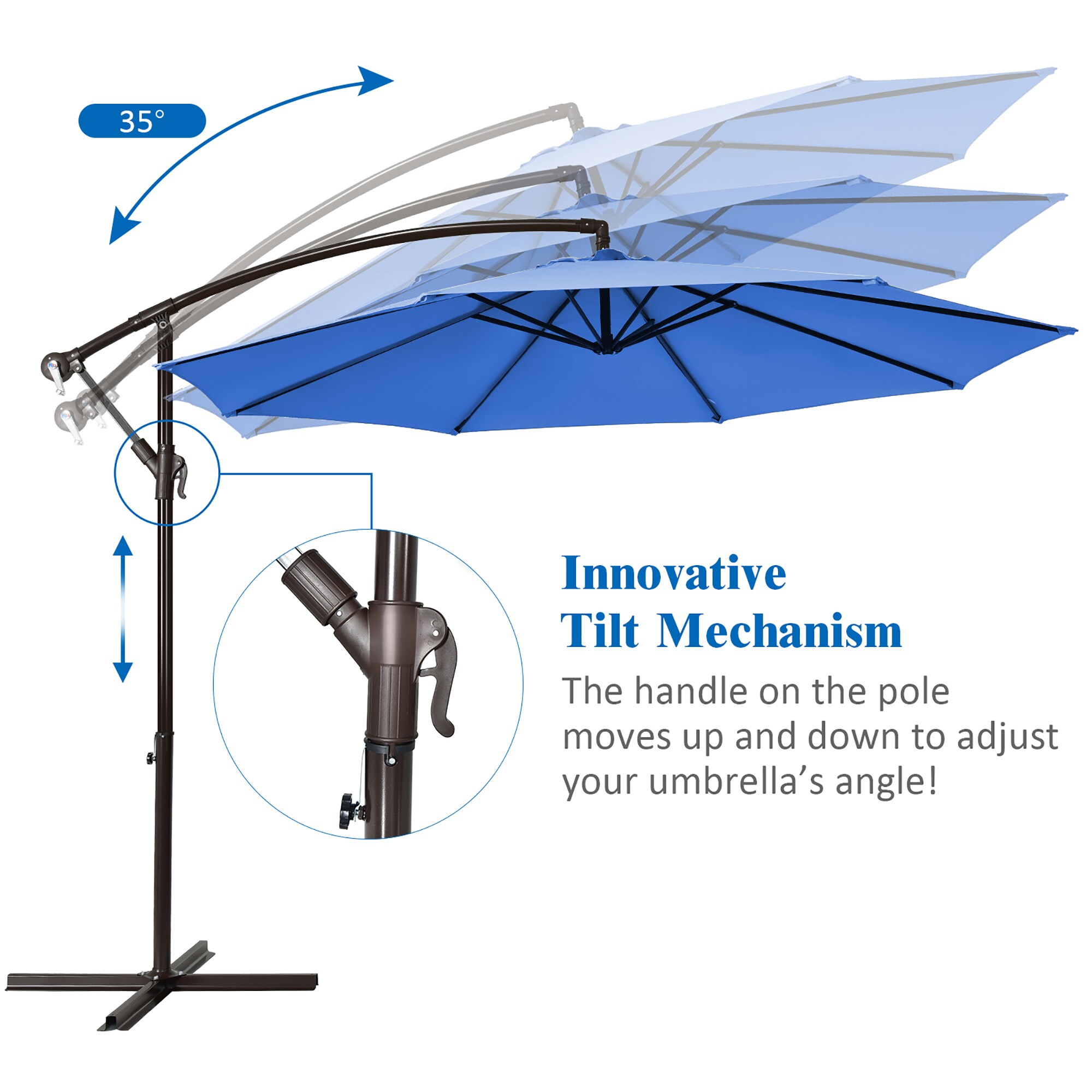 Costway OP70703NY Umbrellas-2 - View #4