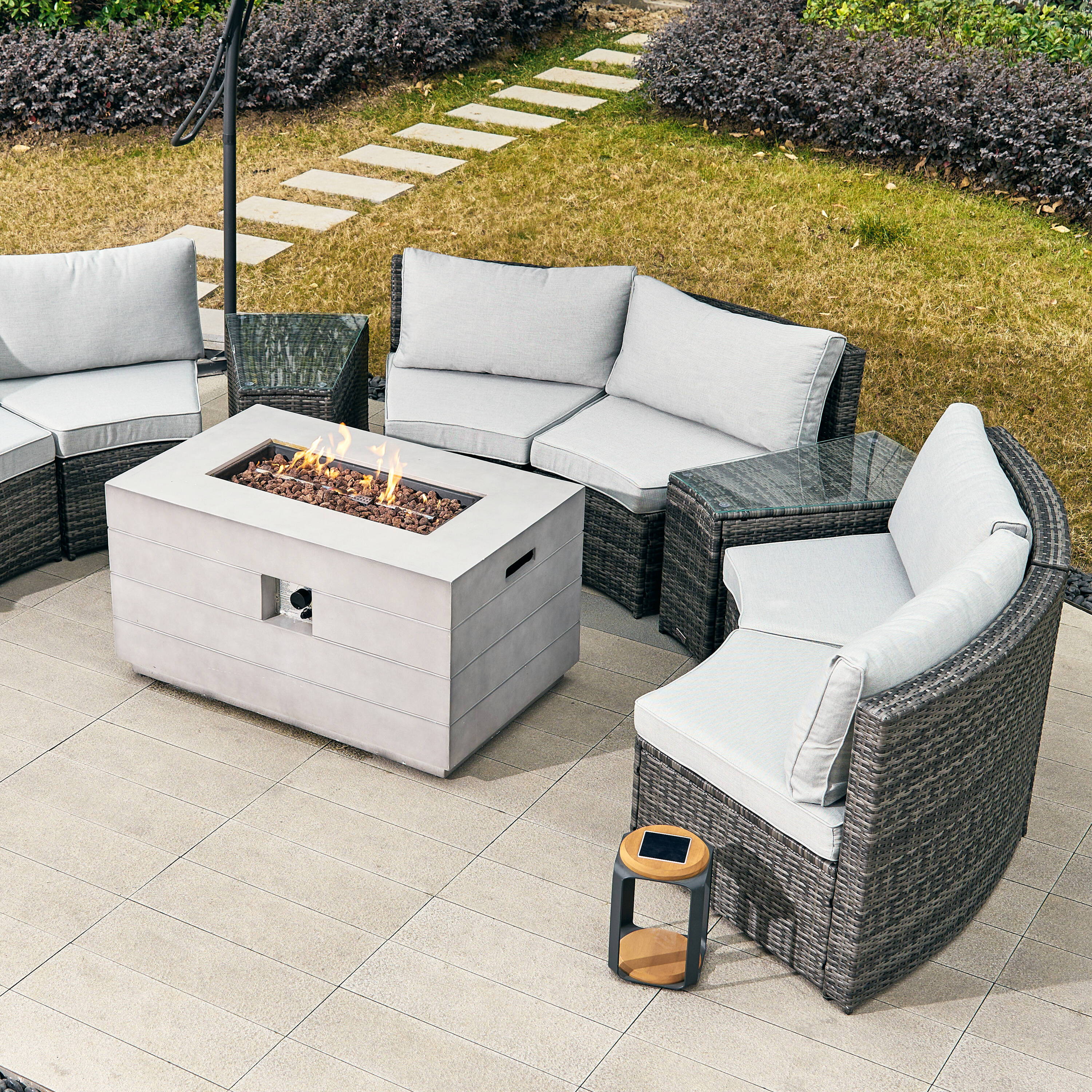 Direct Wicker DWS-1205B6S2T&2150G Patio-Conversation-Sets - View #4