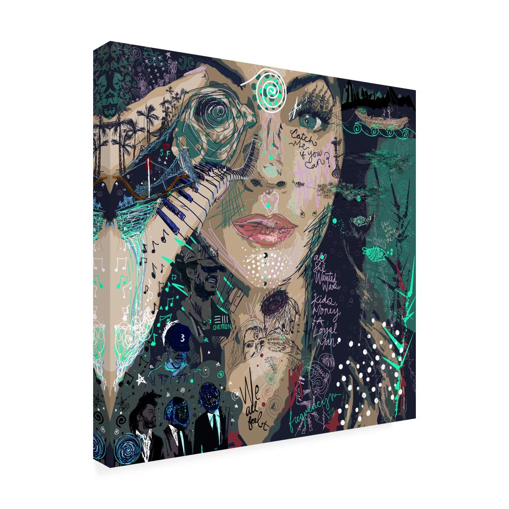 Trademark Fine Art ALI45960-C1818GG Wall-Art - View #2