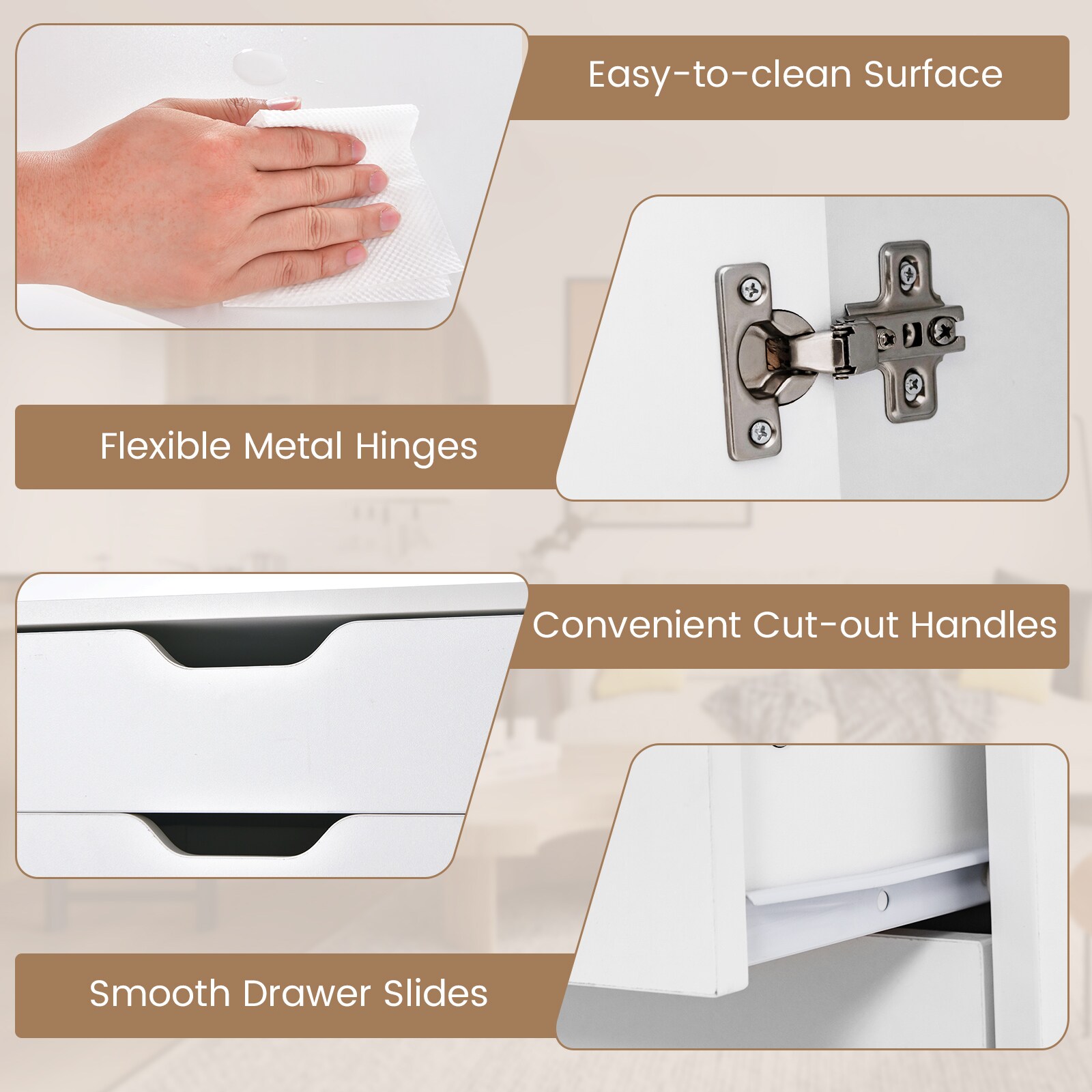 Slickblue D-CO-HW77956WH Filing-Cabinets - View #8