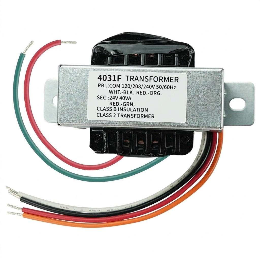 Misopily 24V 40VA Control Transformer Multi Tap Foot Mount Primary 120 208 240V to 24V AC for HVAC Furnace Doorbell 1 Pack #LMS0421Z01