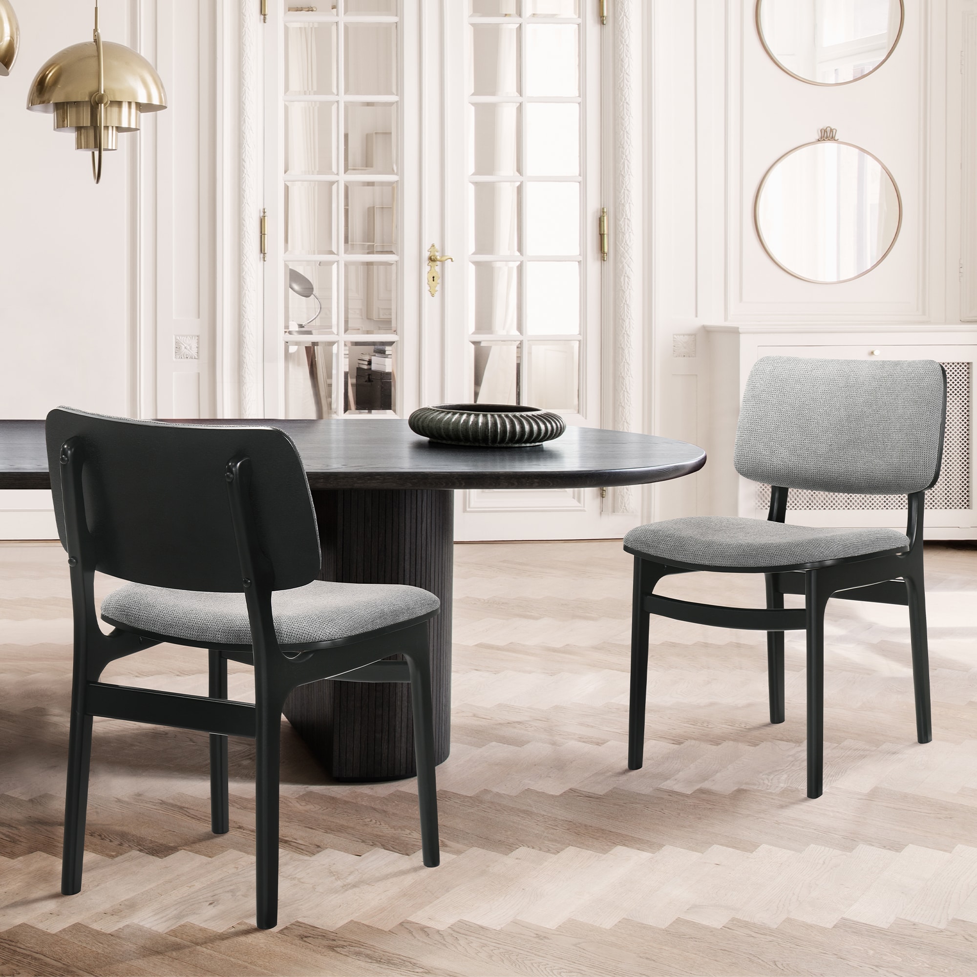 Armen Living LCLMSIGRBL Dining-Chairs - View #7