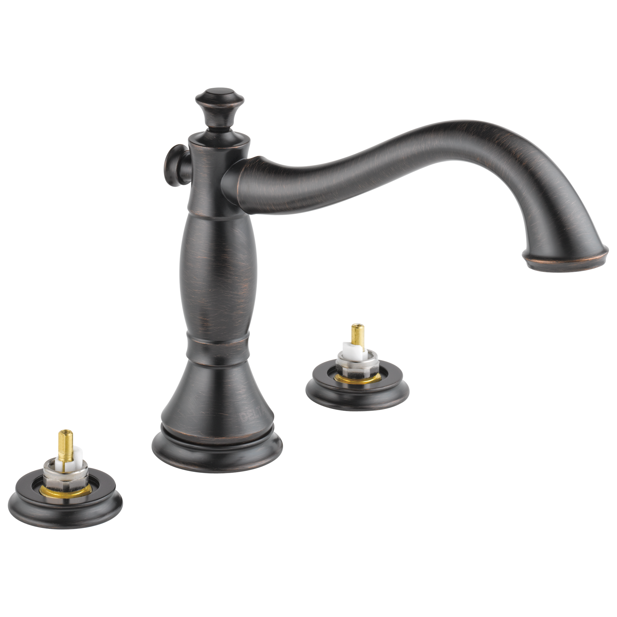 Classic Elegance 16" Bronze Deck Mounted Widespread Faucet