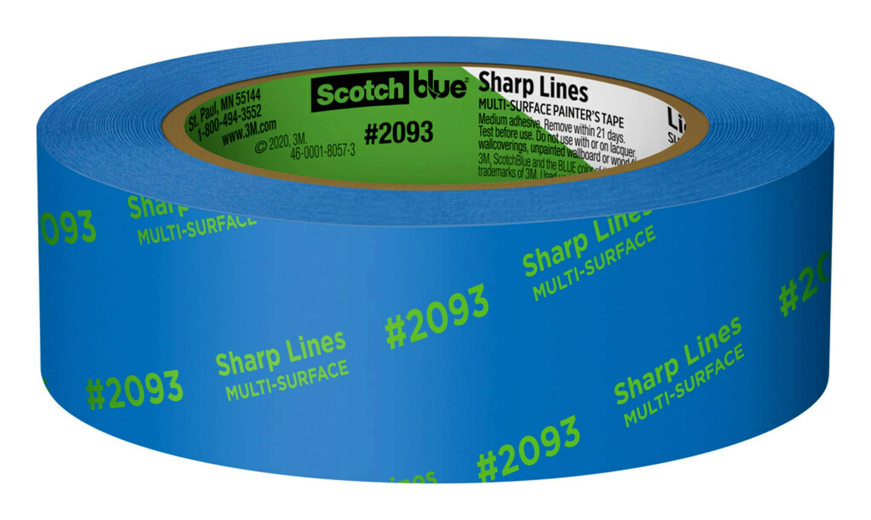 Scotch Blue Painter's Tape, Sharp Lines, Multi-Surface, 0.94 Inch