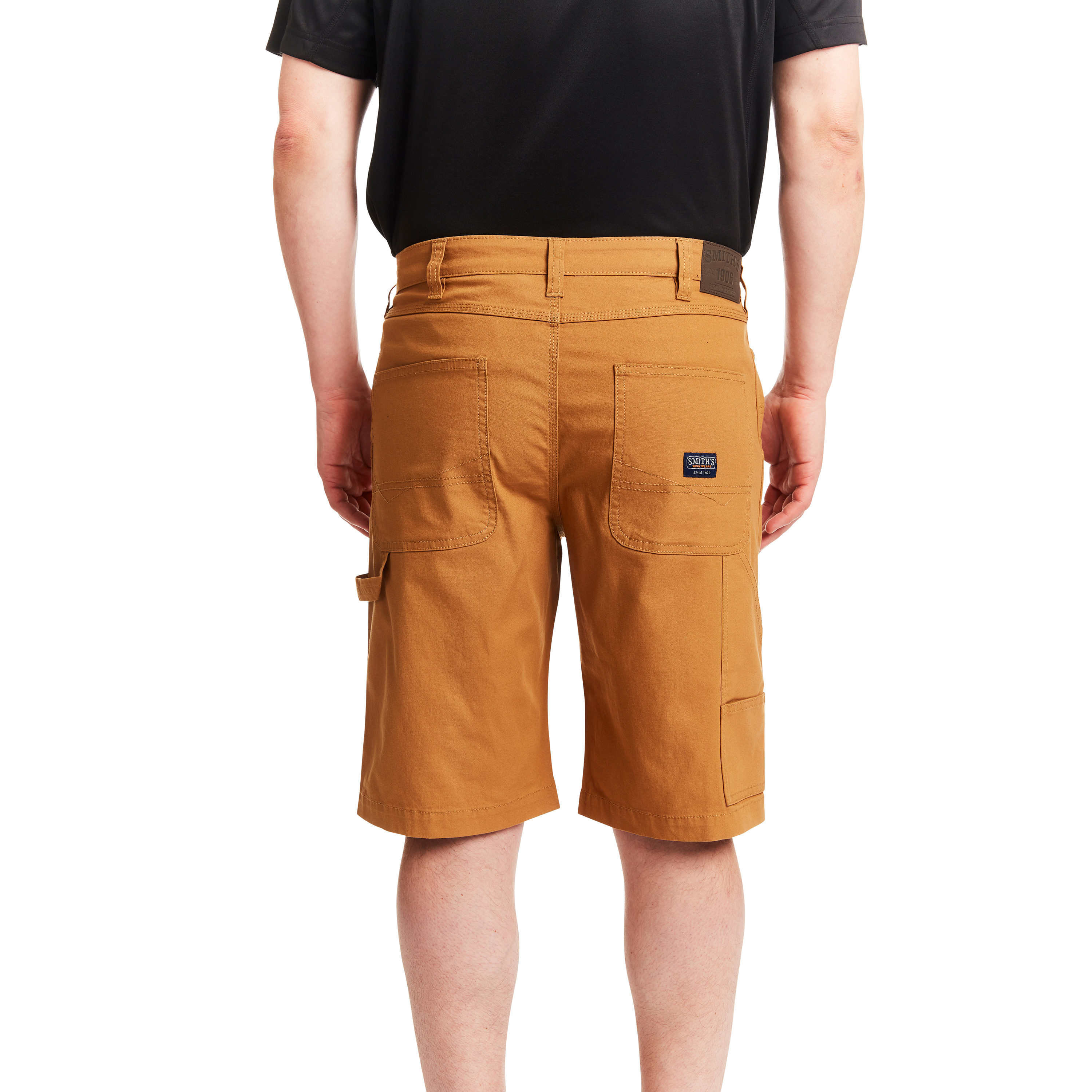 Smith's Workwear Men's Clay Brown Canvas Carpenter Shorts (38) in the Shorts  department at