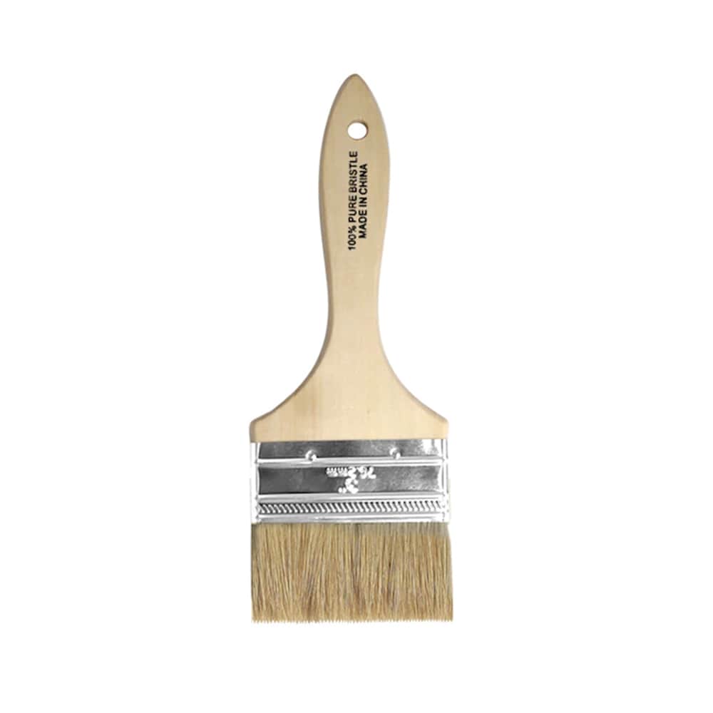 Project Source C324 3-in Natural bristle Flat Chip brush 24 -Pack