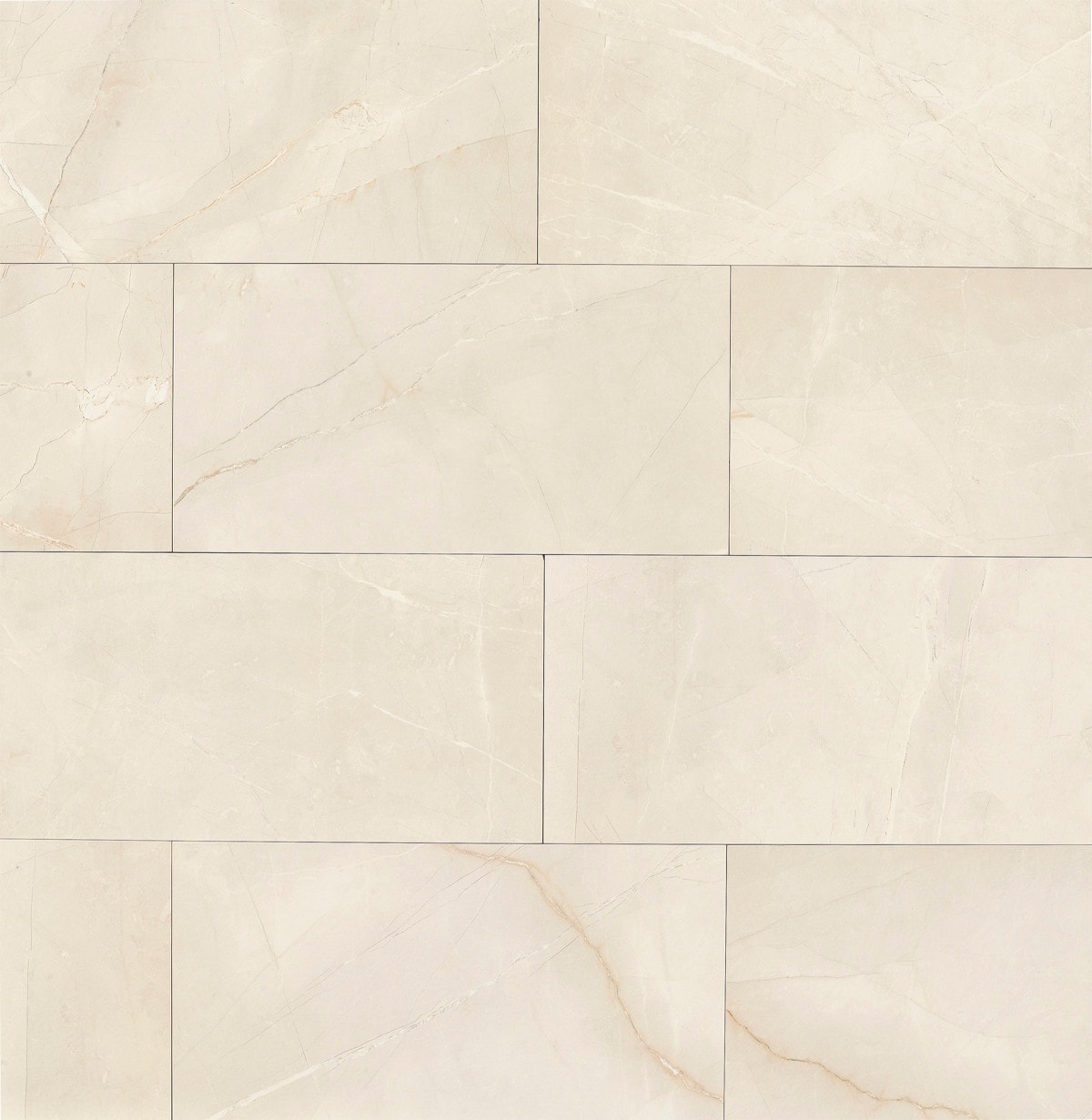 Bianco 12-in x 24-in Honed Porcelain Marble Look Floor and Wall Tile (11.63-sq. ft/ Carton) | - Bedrosians CRDPULBI1224