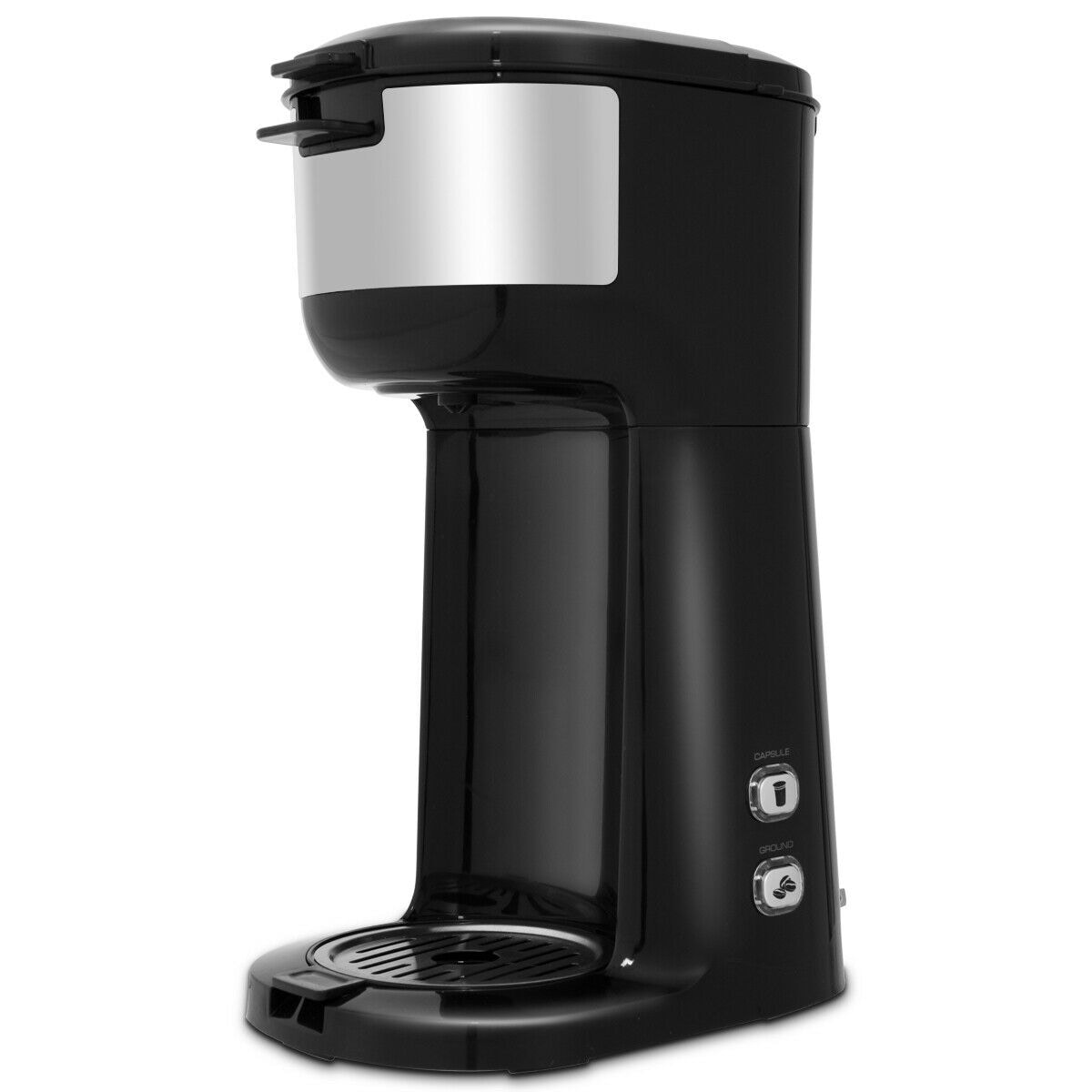 Mr. Coffee 2.5-Cup Black Drip Coffee Maker, Steam Espresso Machine