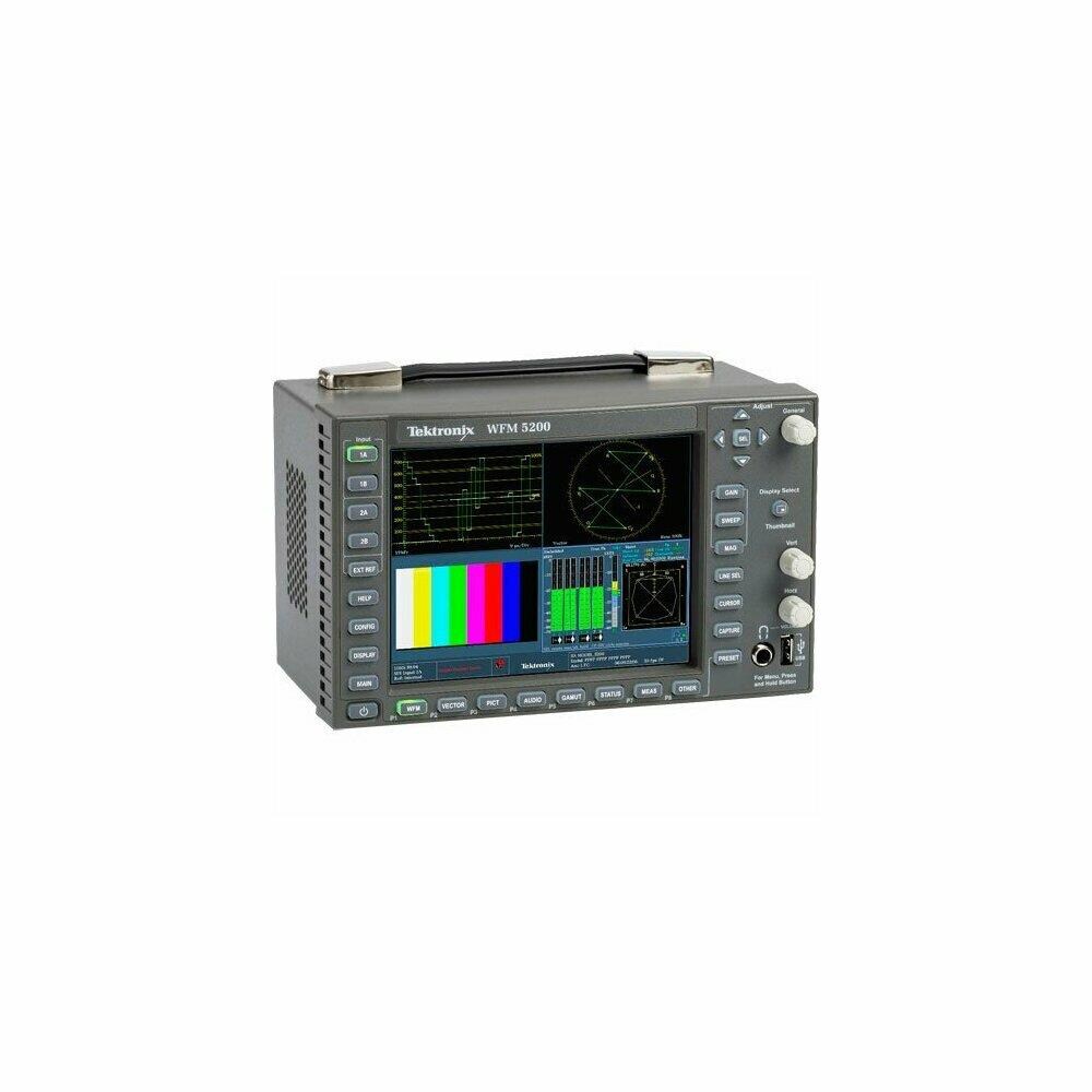  TCNCD310404 Tektronix TEK-WFM5200 Compact Multi-Format Multi-Standard Waveform Monitor