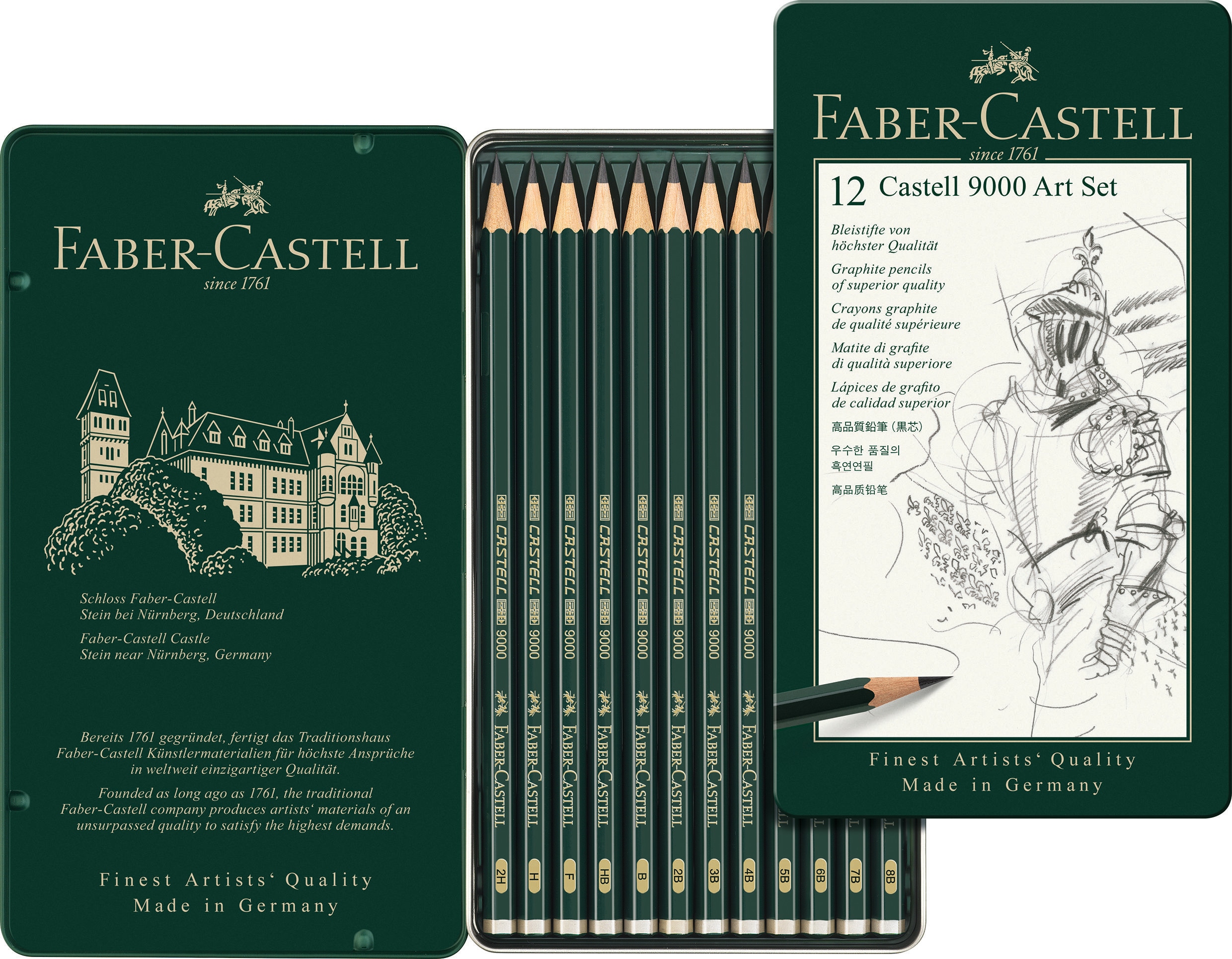 Faber-Castell Pitt Graphite Tin (Set of 26)