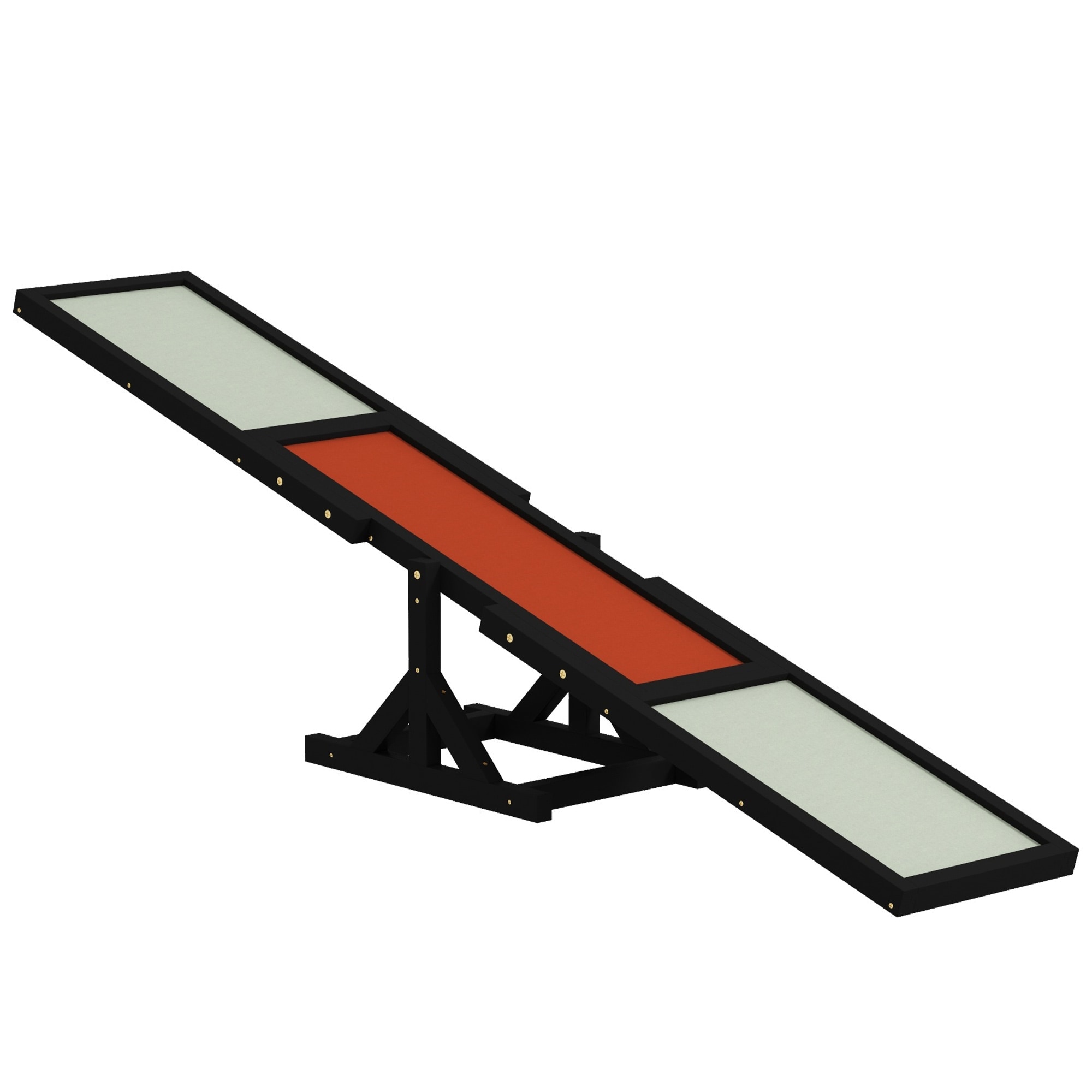 Siavonce XH00471 Dog Agility Seesaw Wood Interactive Dog/Cat Toy
