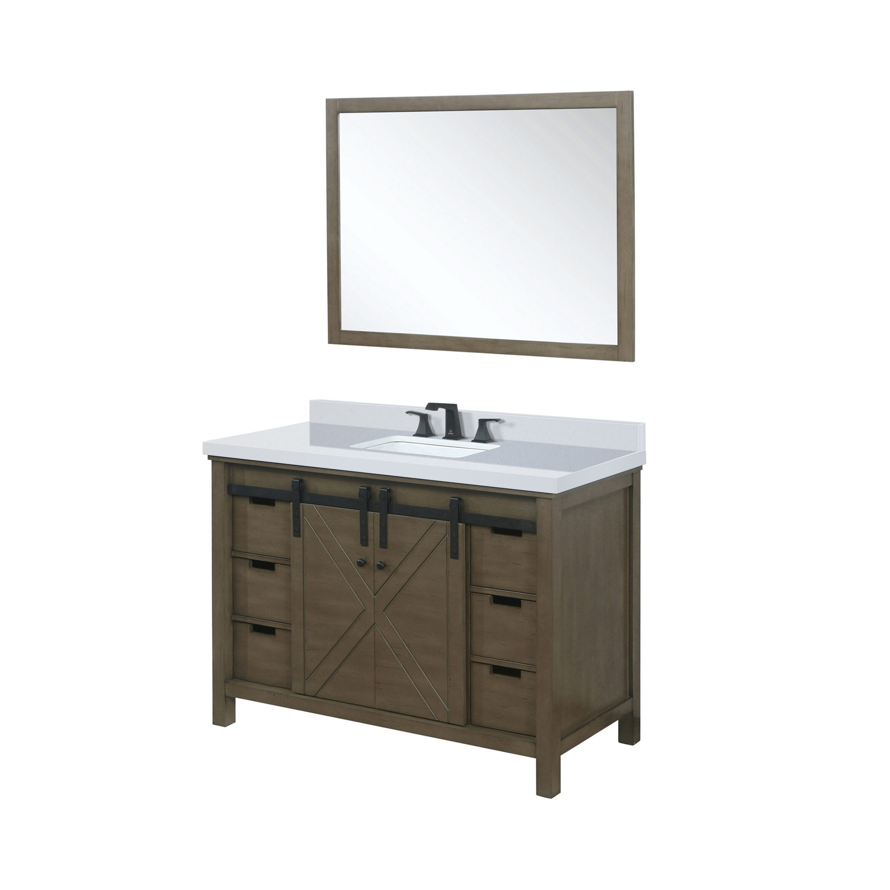Lexora LM342248SKCSM44F Bath-Vanity-Combo - View #4