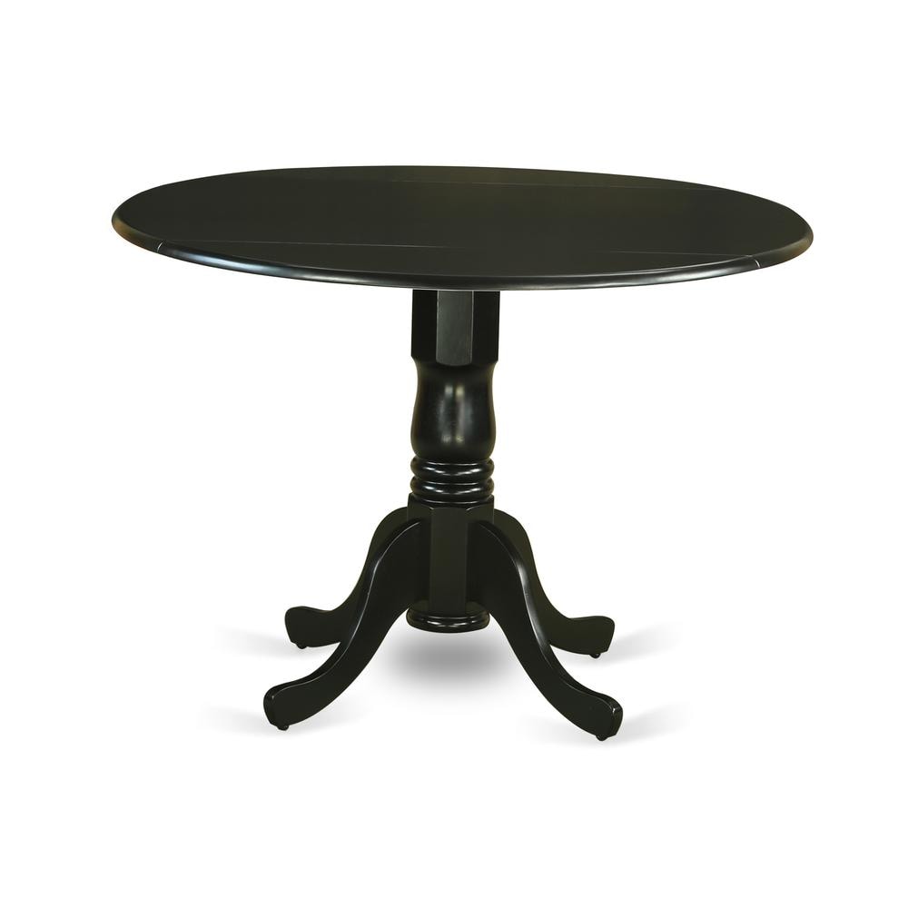 East West Furniture DLBO5-BLK-W Dining-Sets - View #3