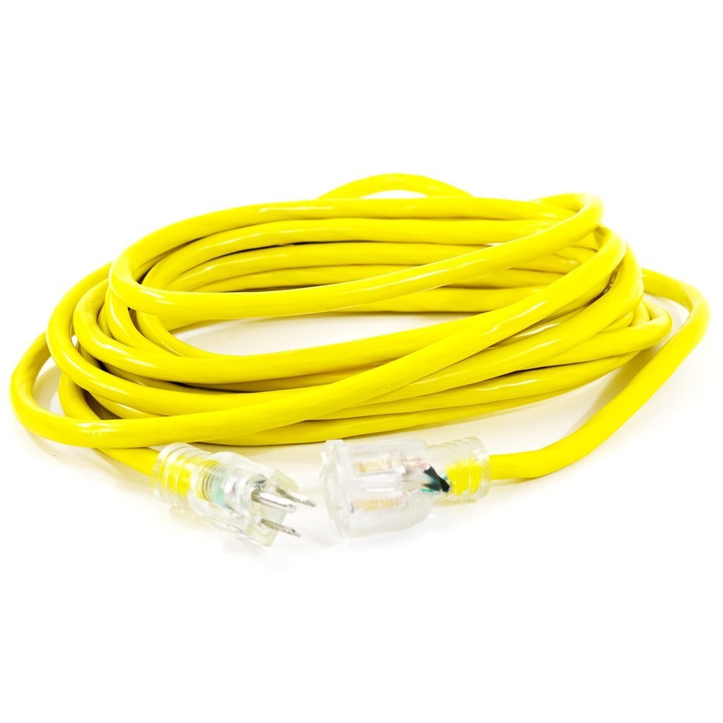 DuroMax 50-ft 10/1 3-Prong Yellow Indoor/Outdoor Heavy Duty Lighted ExtenSion Cord XPC10050A Sansujyuku sansujyuku.com