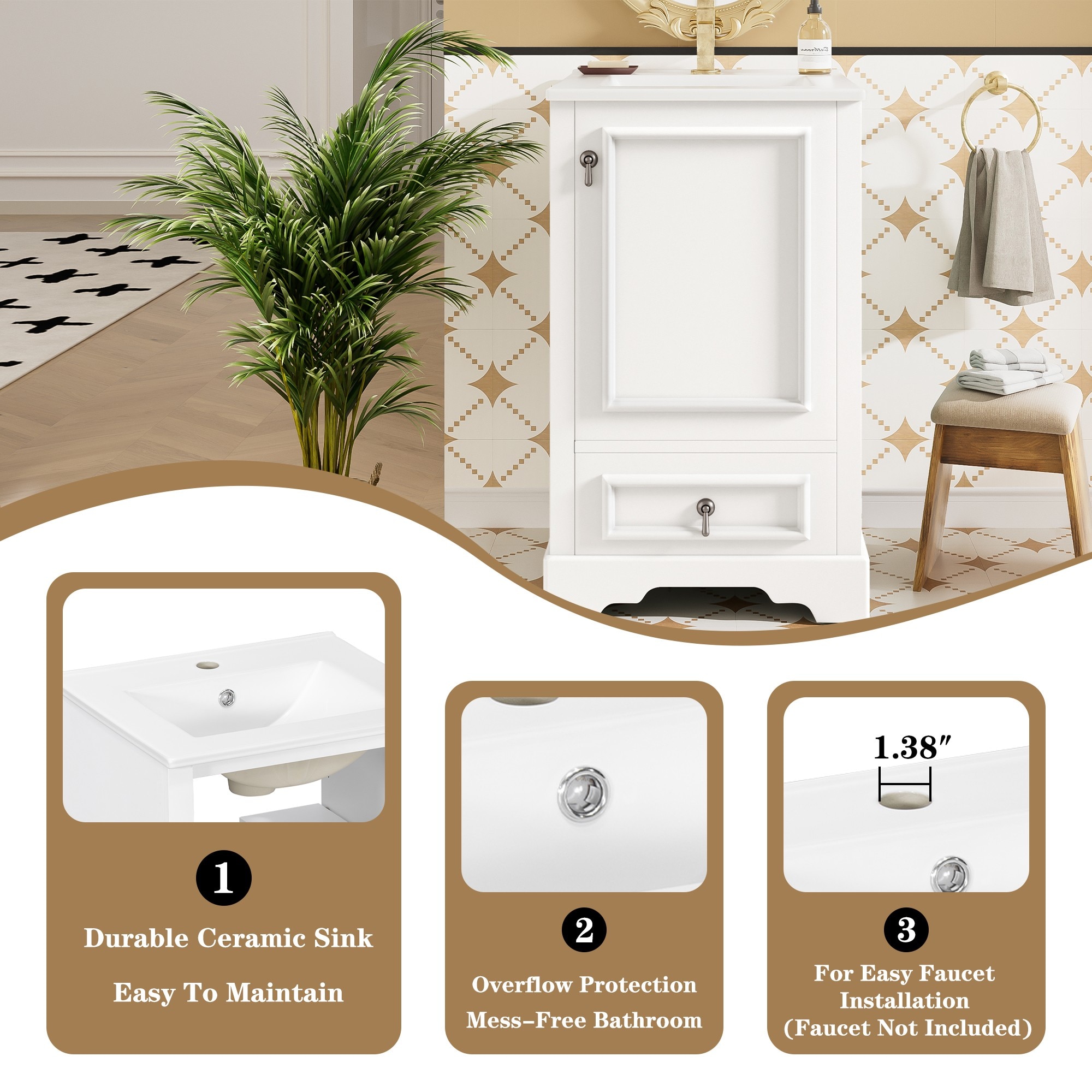 Dexmalle N729P299505K Bath-Vanity-Combo - View #3