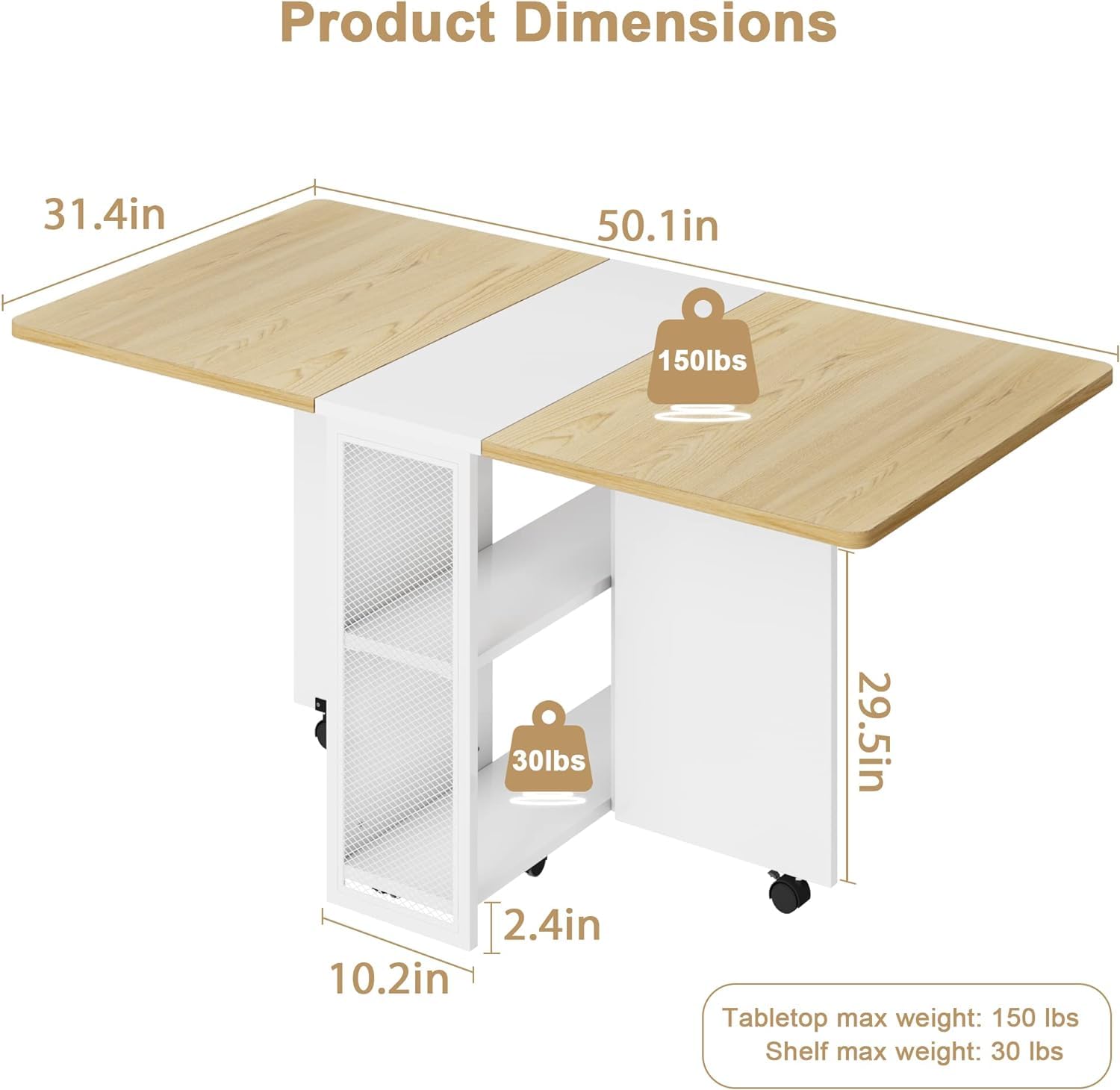 IdealHouse WEHHZ-H6260TXWYTNI Dining-Tables - View #2