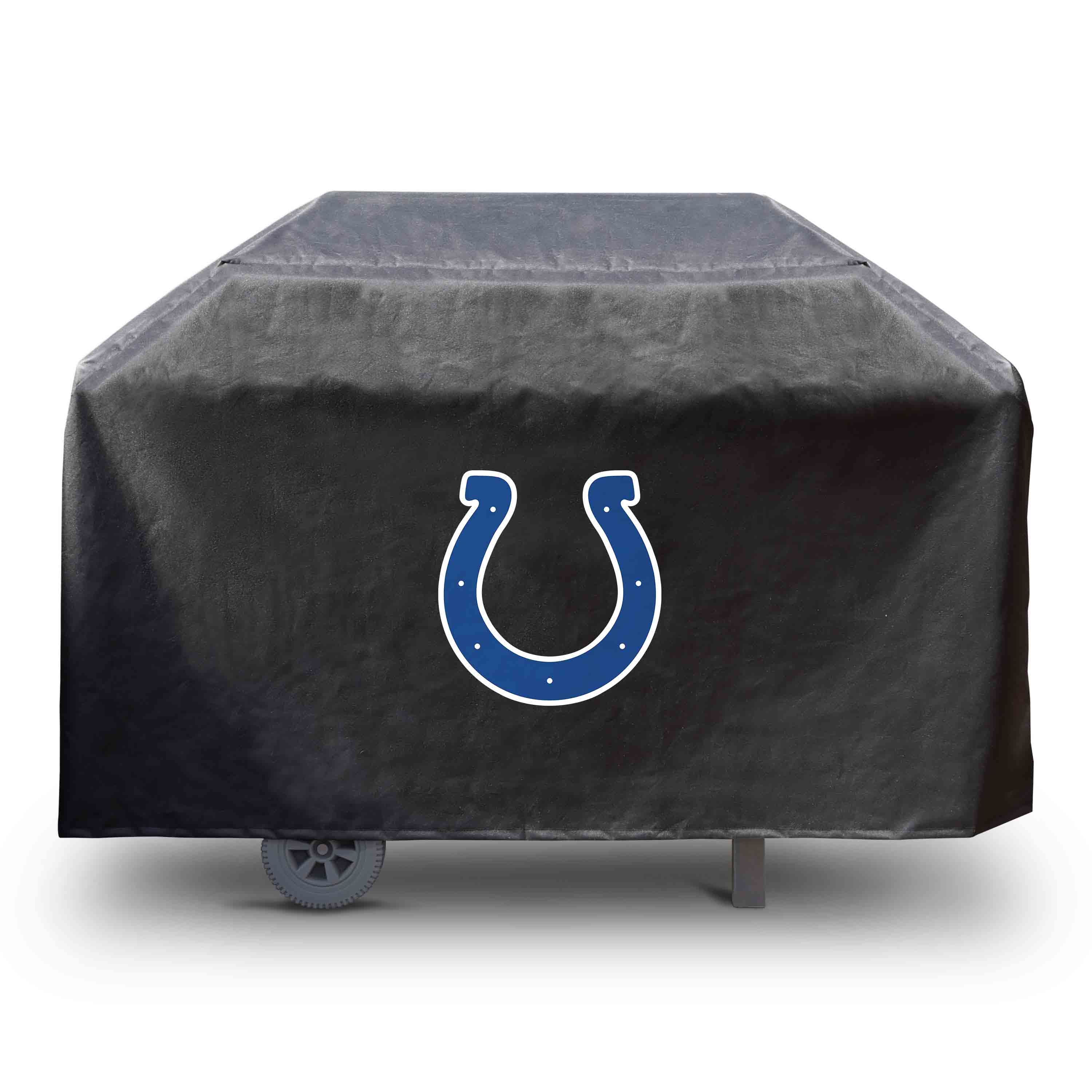 FANMATS 41161 Indianapolis Colts 4 burner grill cover 68-Inches W x 35-Inches H Black Fits most Cover