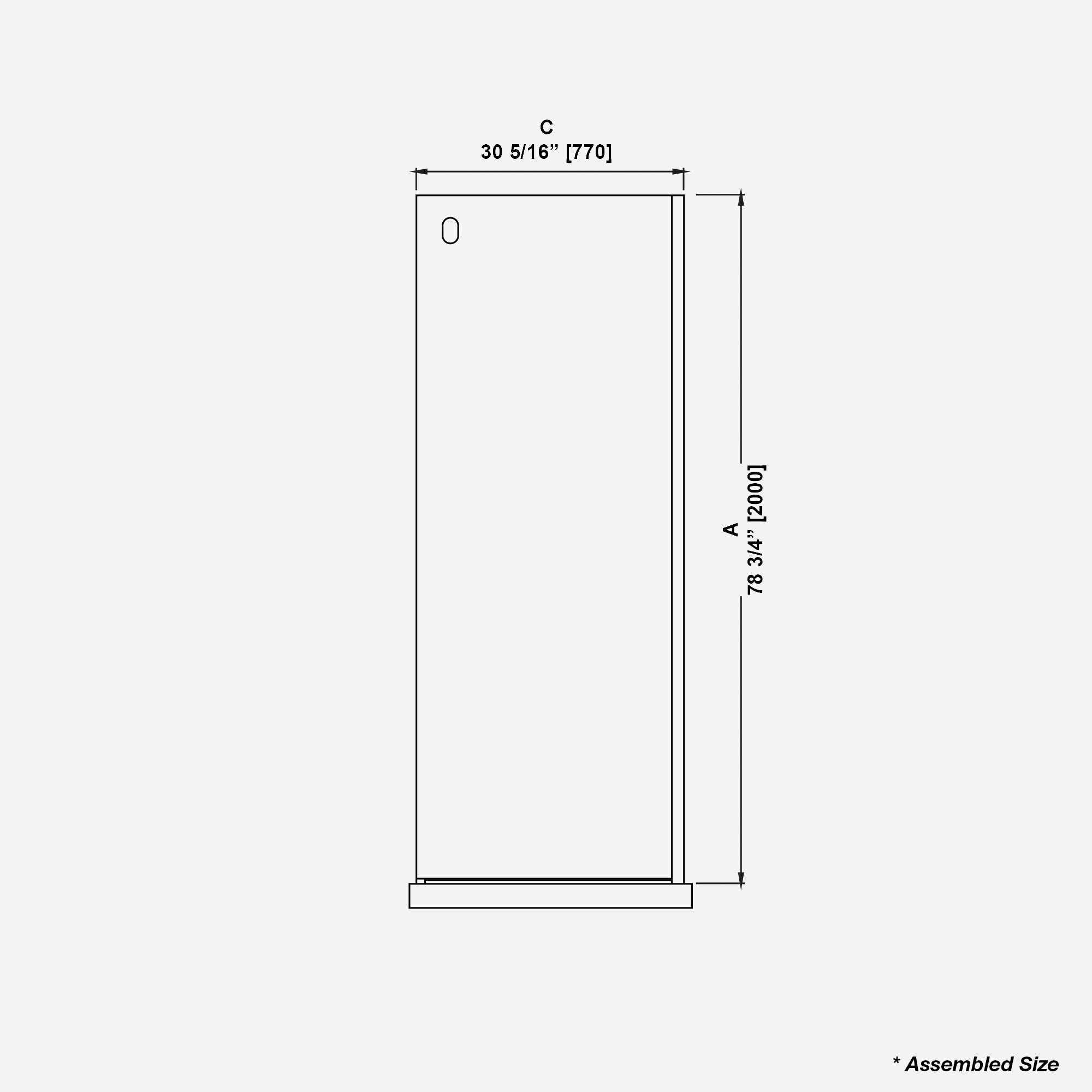 allen + roth DAVIDSON-32SP-CH Shower-Doors - View #10