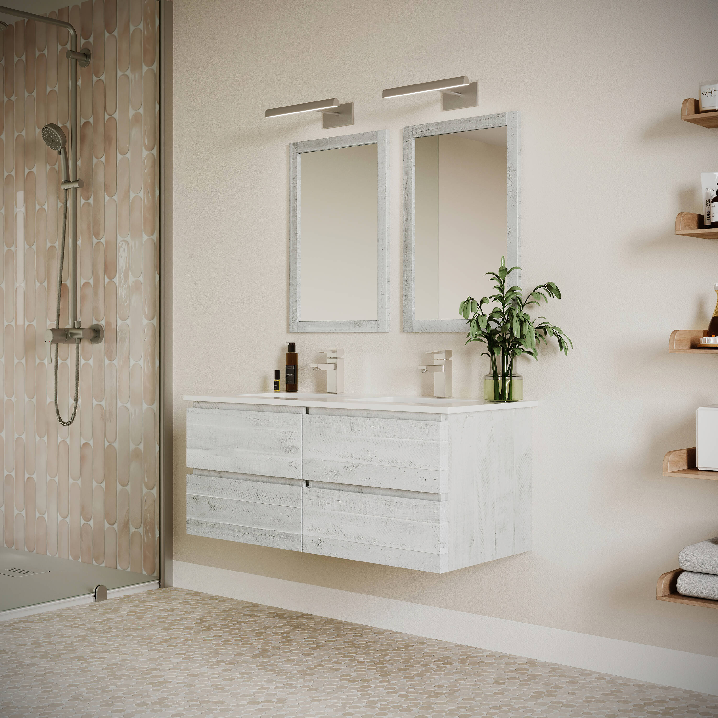 Fresca FCB31-2424RWH-CWH-U Bath-Vanity-Combo - View #4