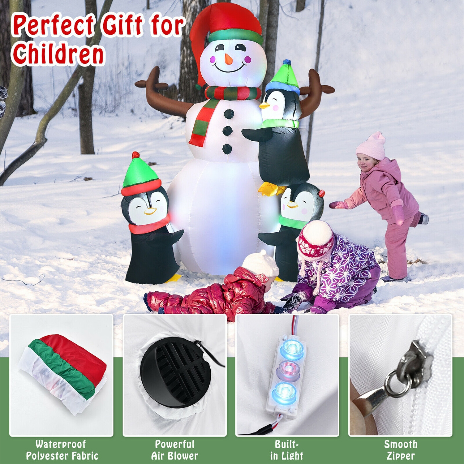 WELLFOR HYG23741US Christmas-Inflatables - View #8