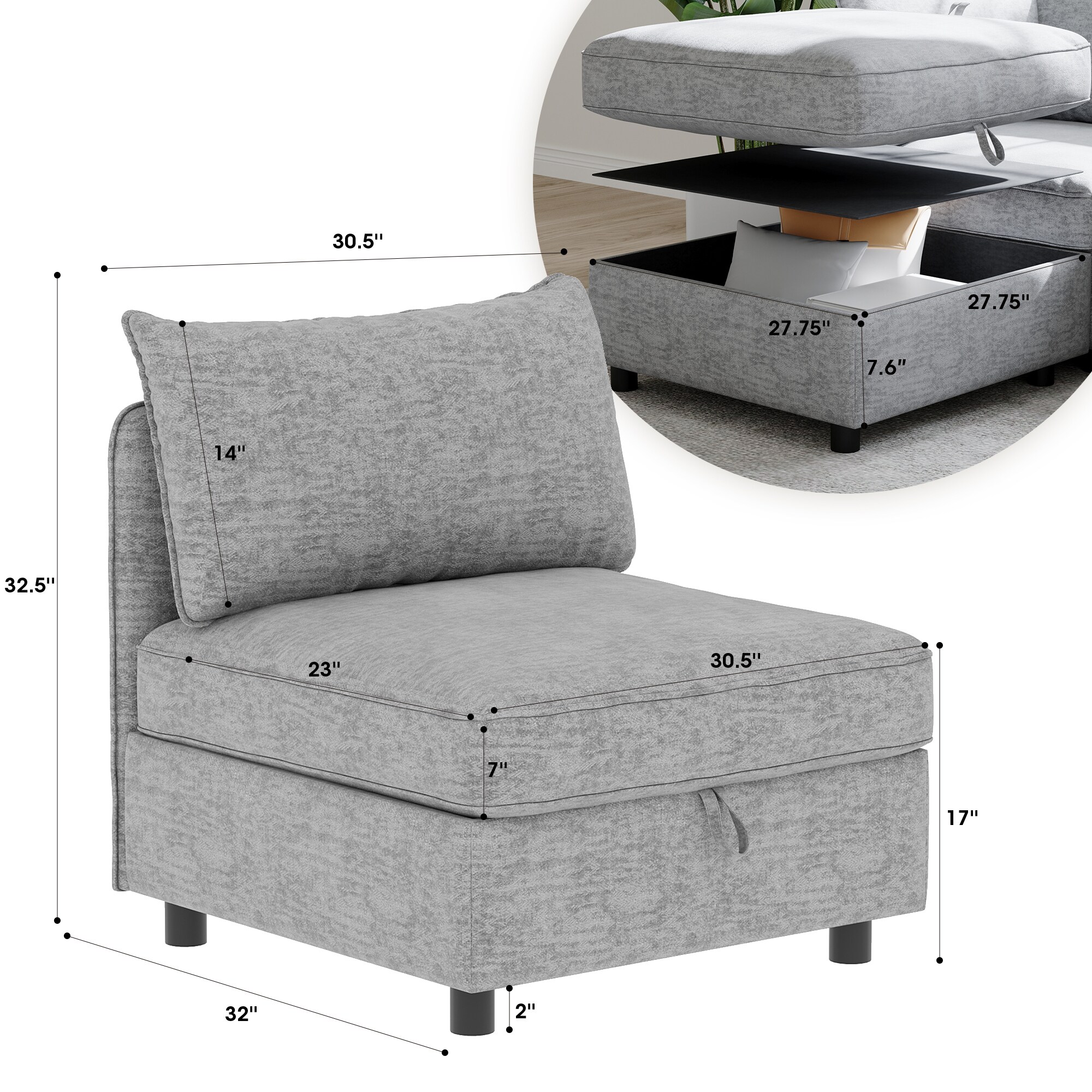 JPJPUU QCSCT-17-1 Sofas-Loveseats - View #3