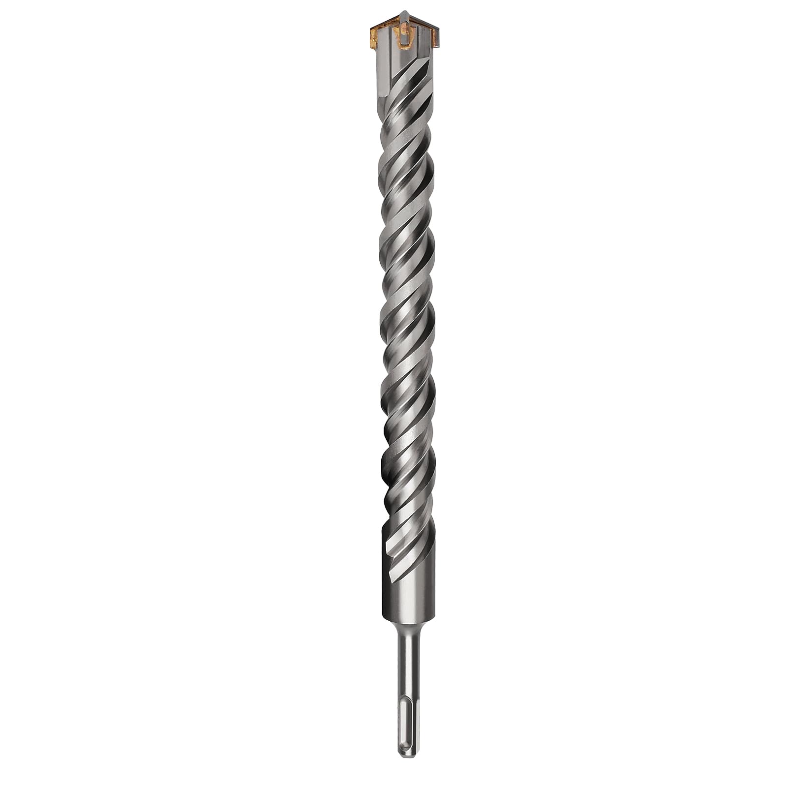 Linder Group Inc SDS Plus rotary hammer drill bit one and one half inch diameter extra long 23 point 6 inch for concrete brick cement stone carbide tip steel body