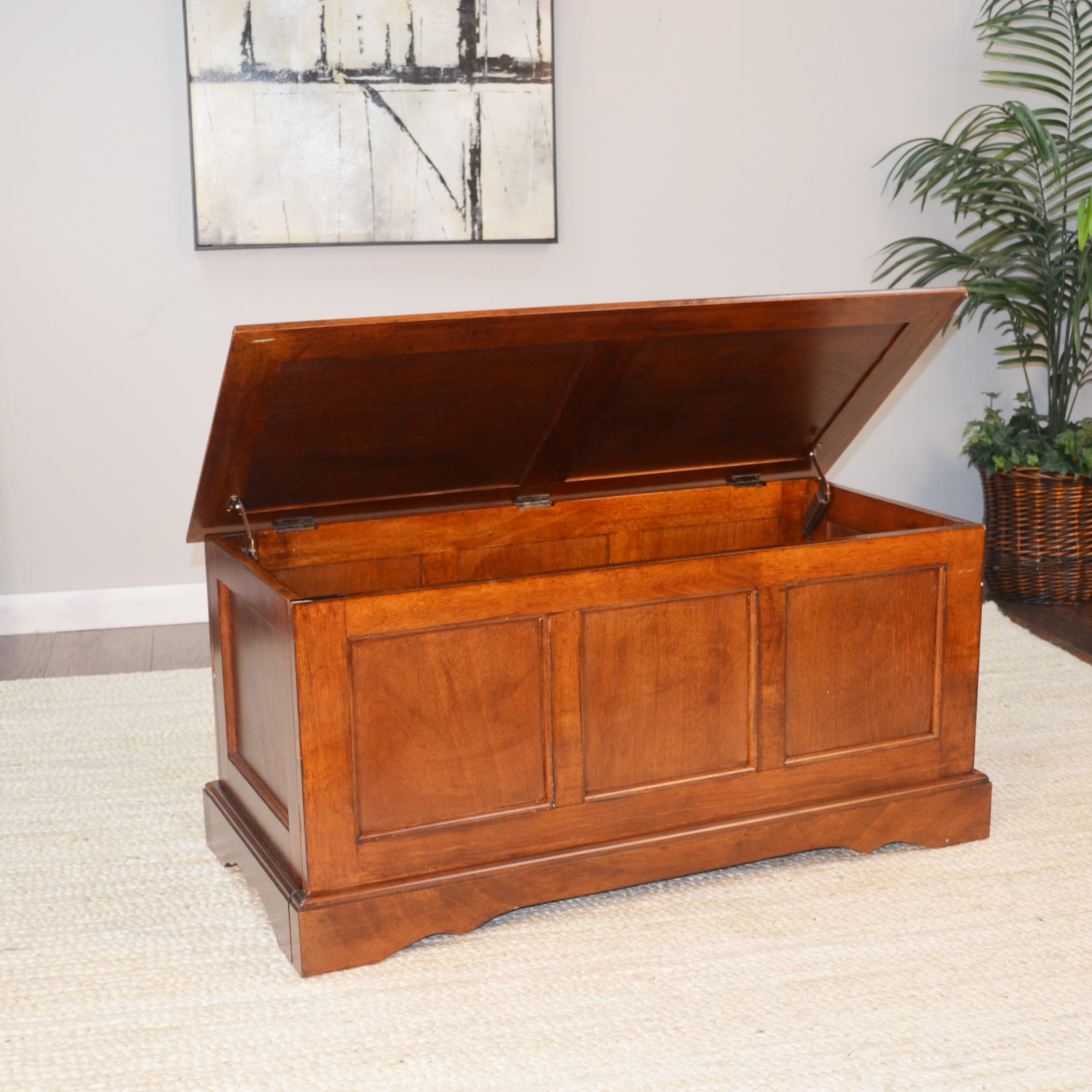 Carolina Cottage Camella Chestnut Asian Hardwood Chest in the Chests ...