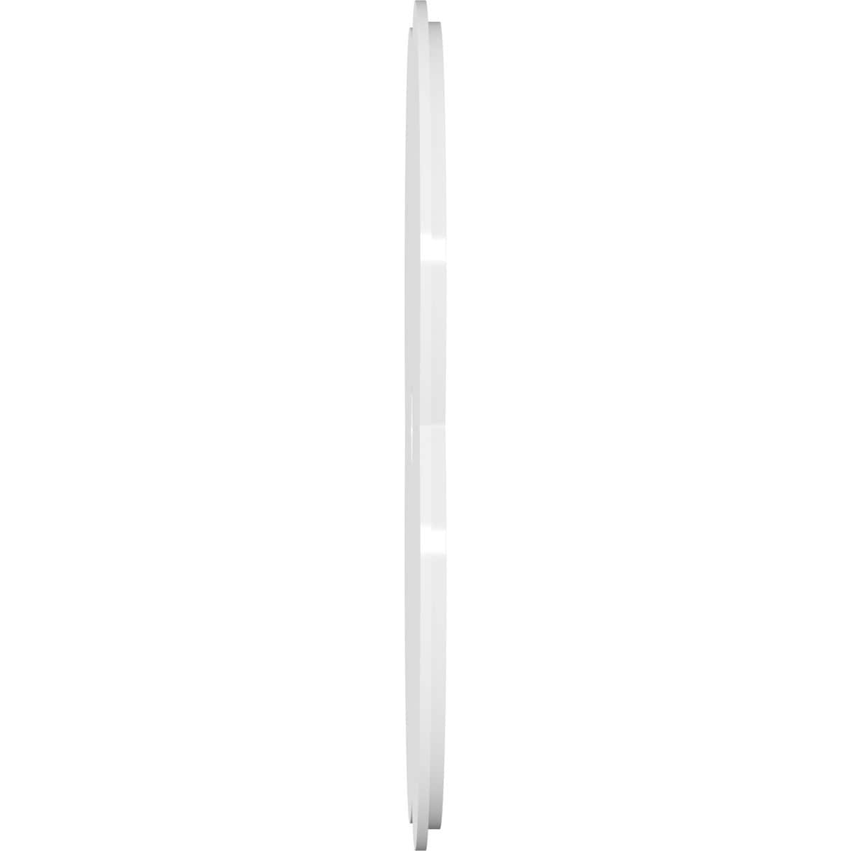 18" White PVC Contemporary Ceiling Medallion