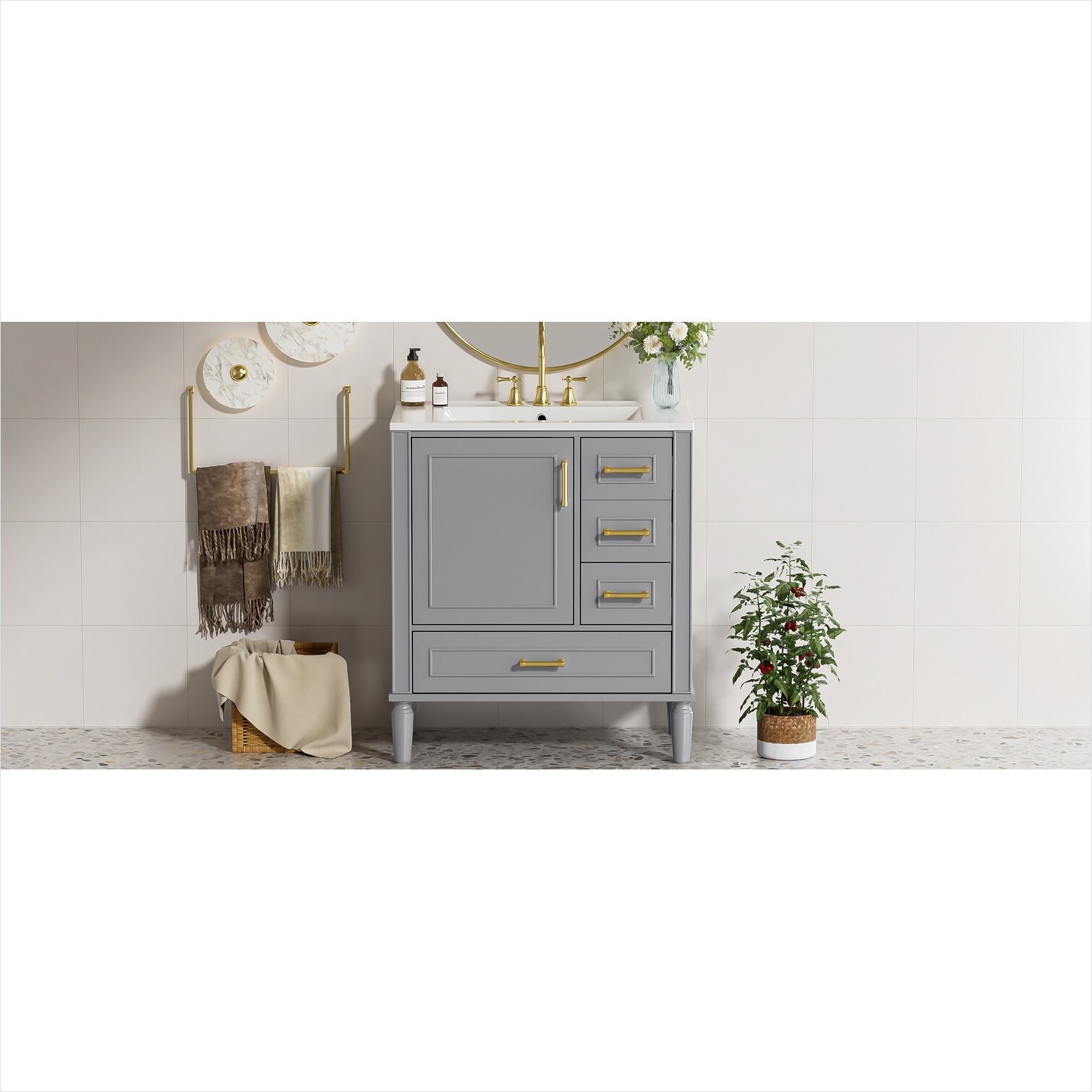 SunJet UBBP7WALP4NR Bath-Vanity-Combo - View #18