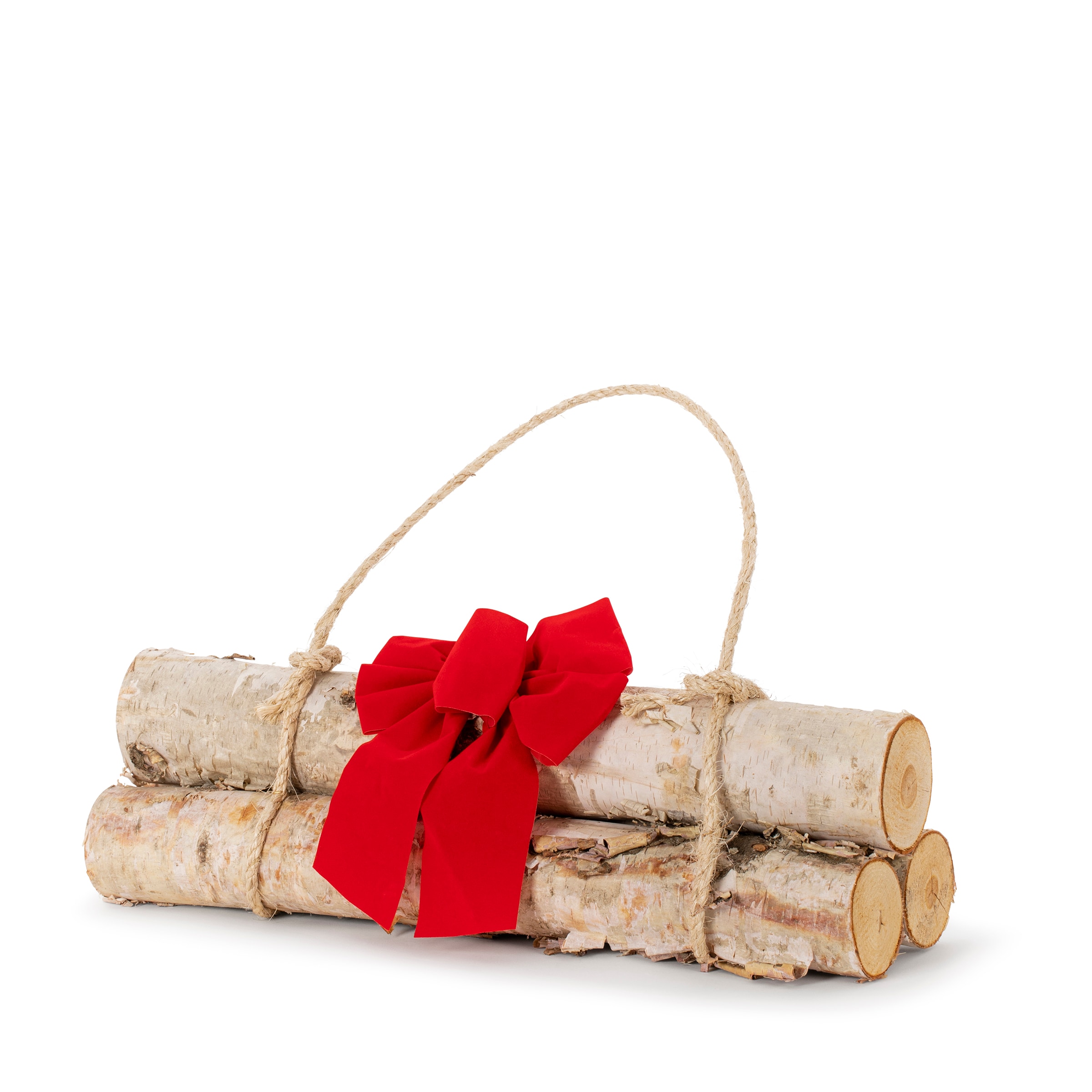 Birch bundle and greenery Holiday Decorations at