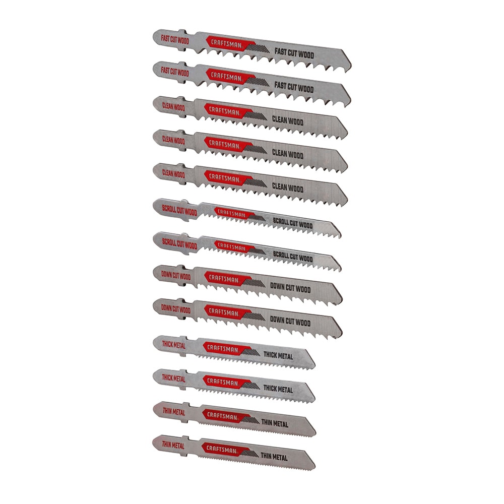 CRAFTSMAN T-shank High-carbon Steel Blade Set (13-Pack) in the 