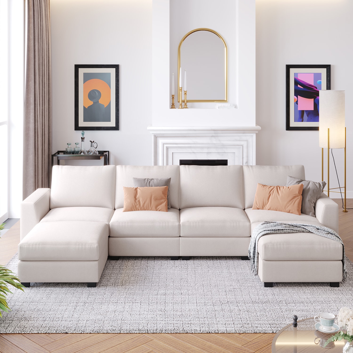 SINOFURN SYA010295GY Sofas-Loveseats - View #14