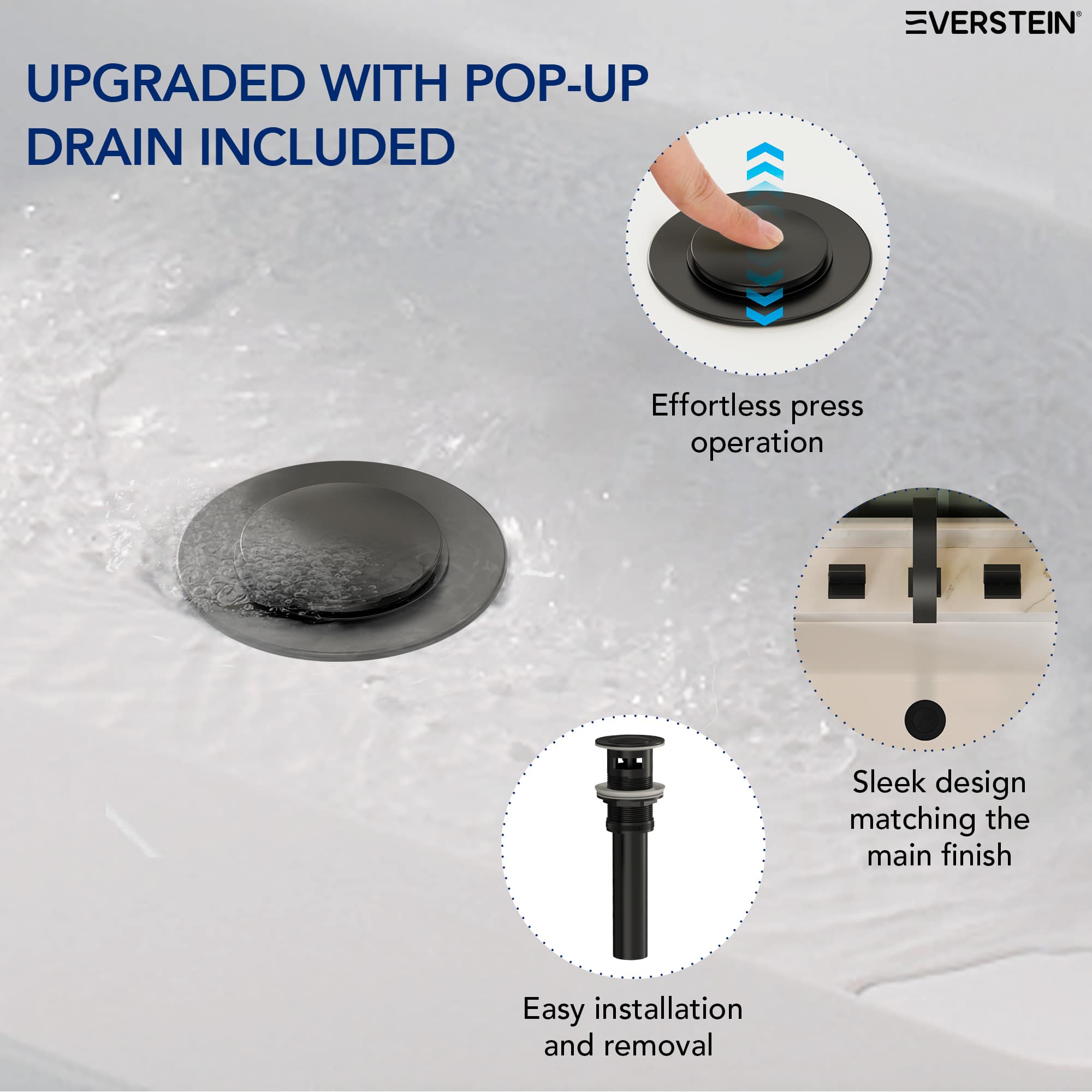 EVERSTEIN SFS-1151-BK Lavatory-Faucets - View #8