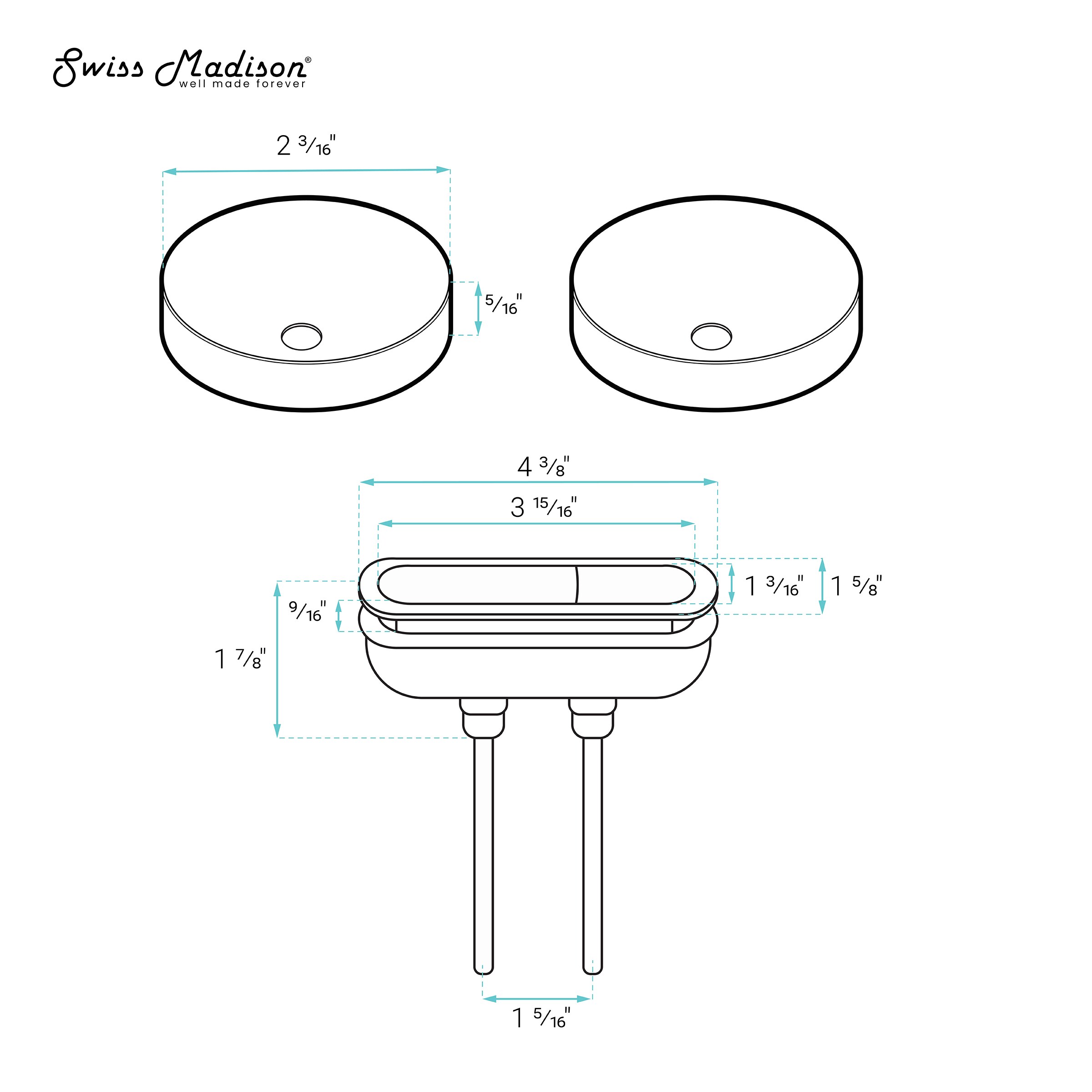 Swiss Madison SM-25-TACTM19BK Toilet-Components-Accessories - View #5