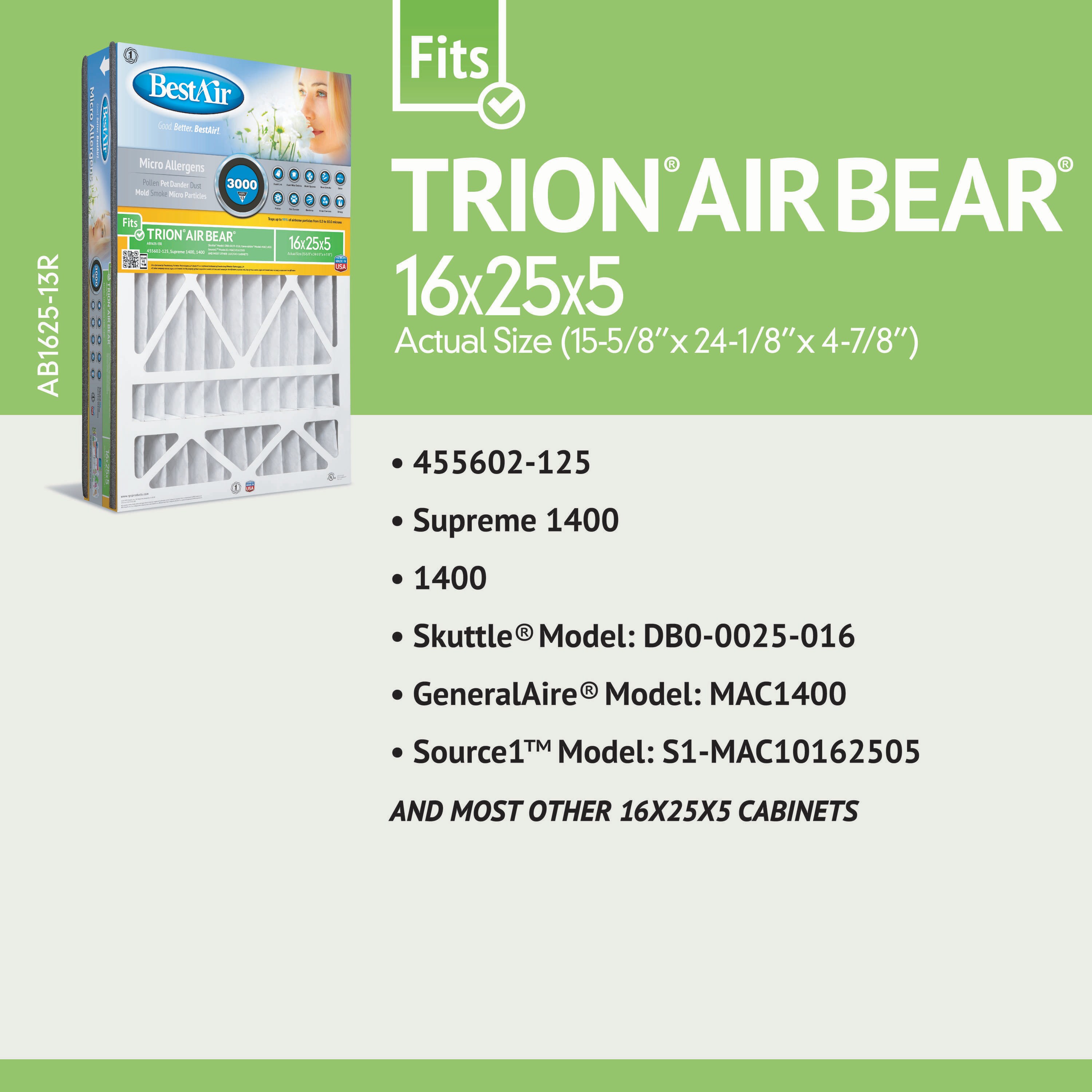BestAir AB1625-13R Air-Filters - View #4