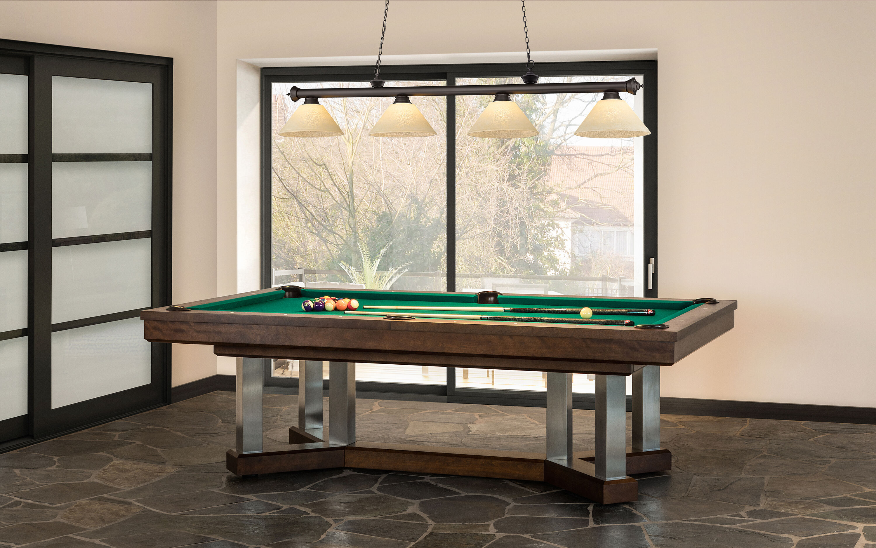 Z-Lite 2306-4BRZ-AGM14 Pool-Table-Lighting - View #6