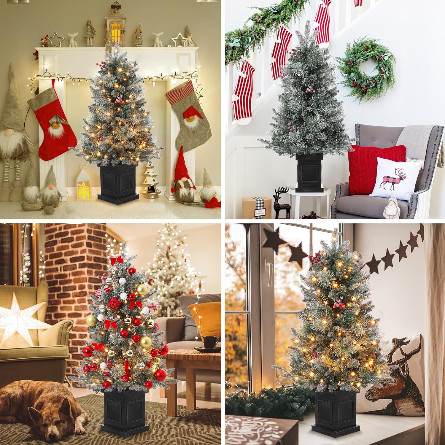 Qeetex DHZ-PHO-0WIH6JYS Artificial-Christmas-Trees - View #6