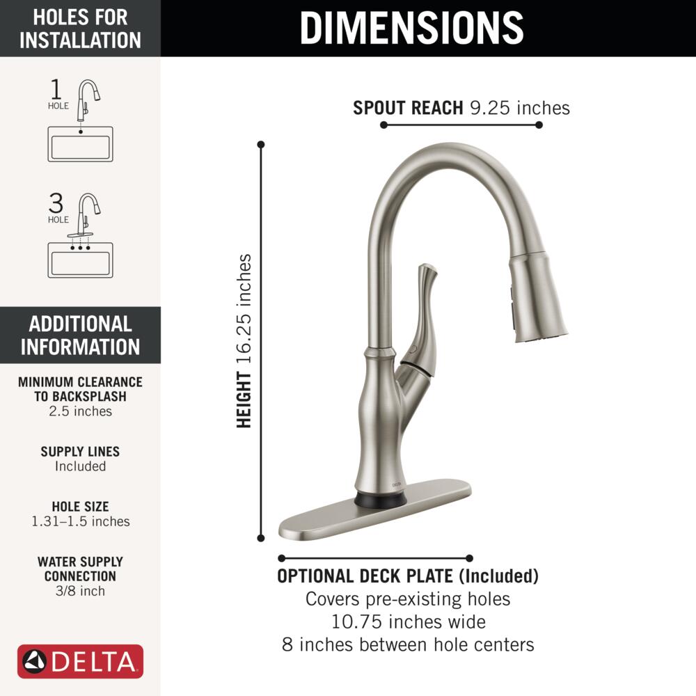 Delta 19888TLZ-SP-DST Kitchen-Faucets - View #6