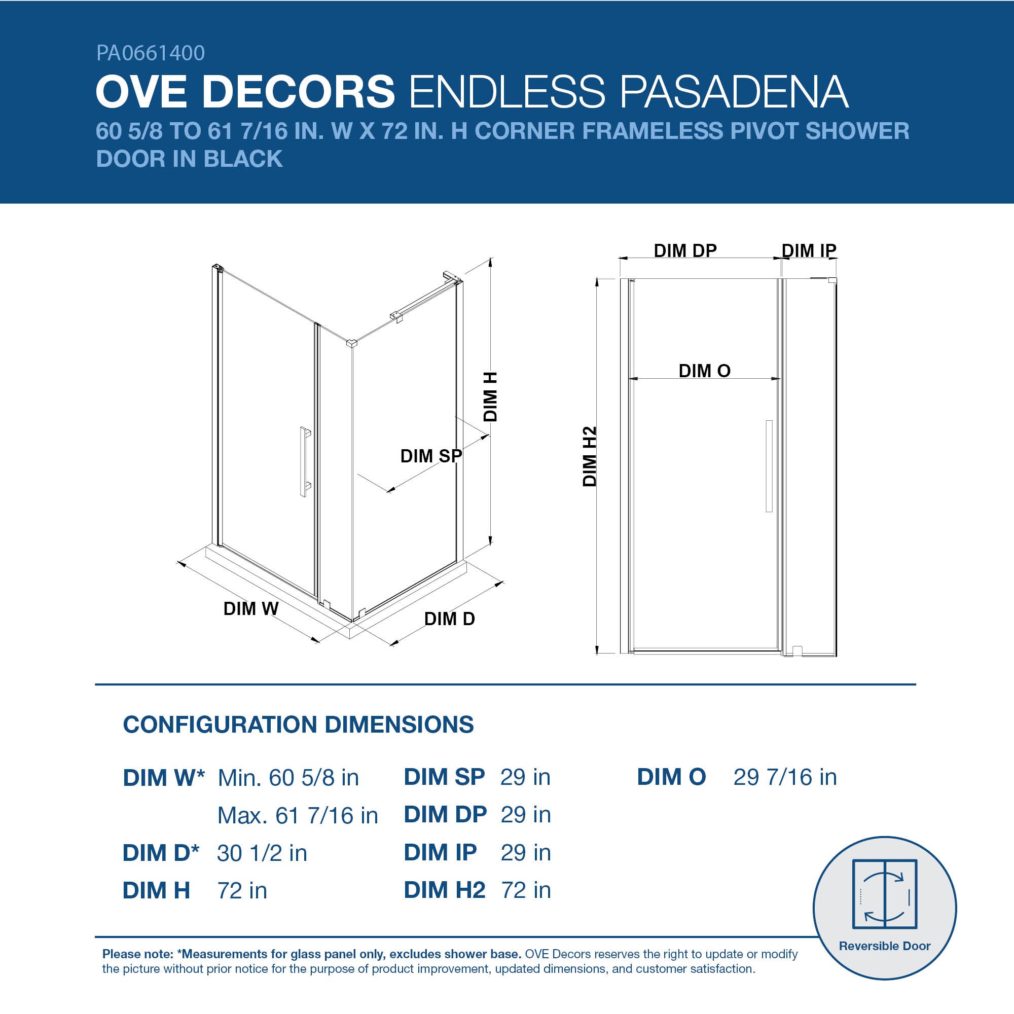 OVE Decors 828796060080 Shower-Doors - View #15